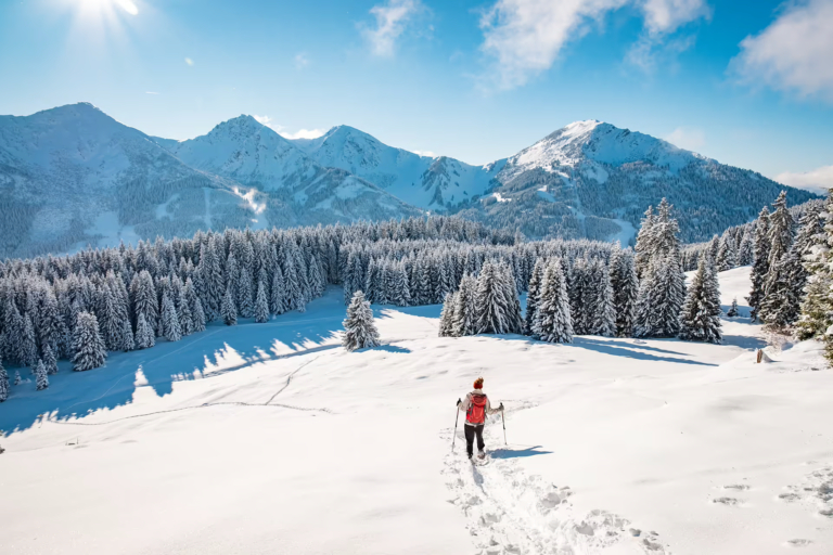 Schönkahler - Schneeschuhwanderung ab Zöblen im Tannheimer Tal