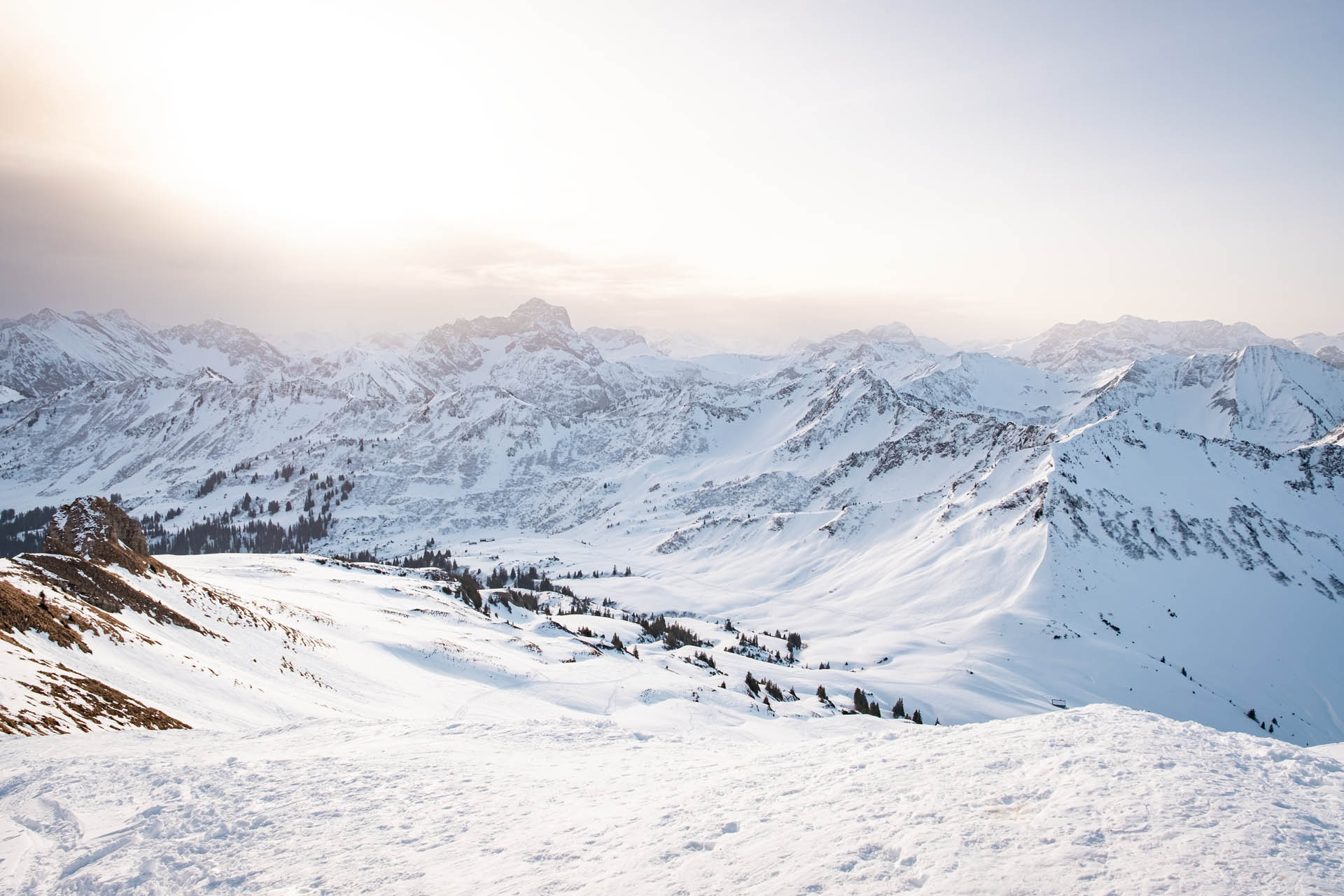 Hählekopf - Schneeschuhwanderung im Kleinwalsertal
