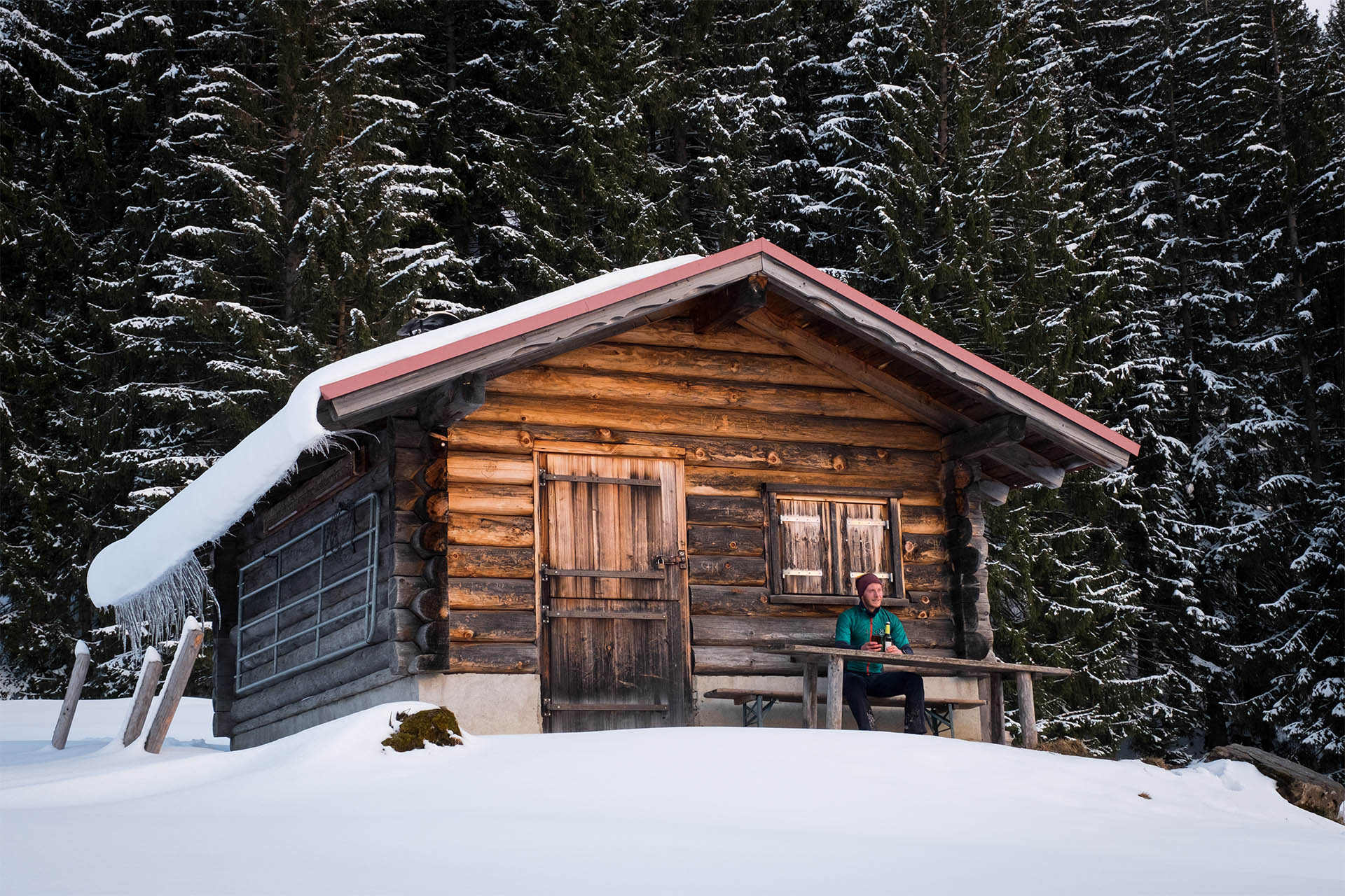Allgäuer Alpen Hütte Wandern Ausblick Berge