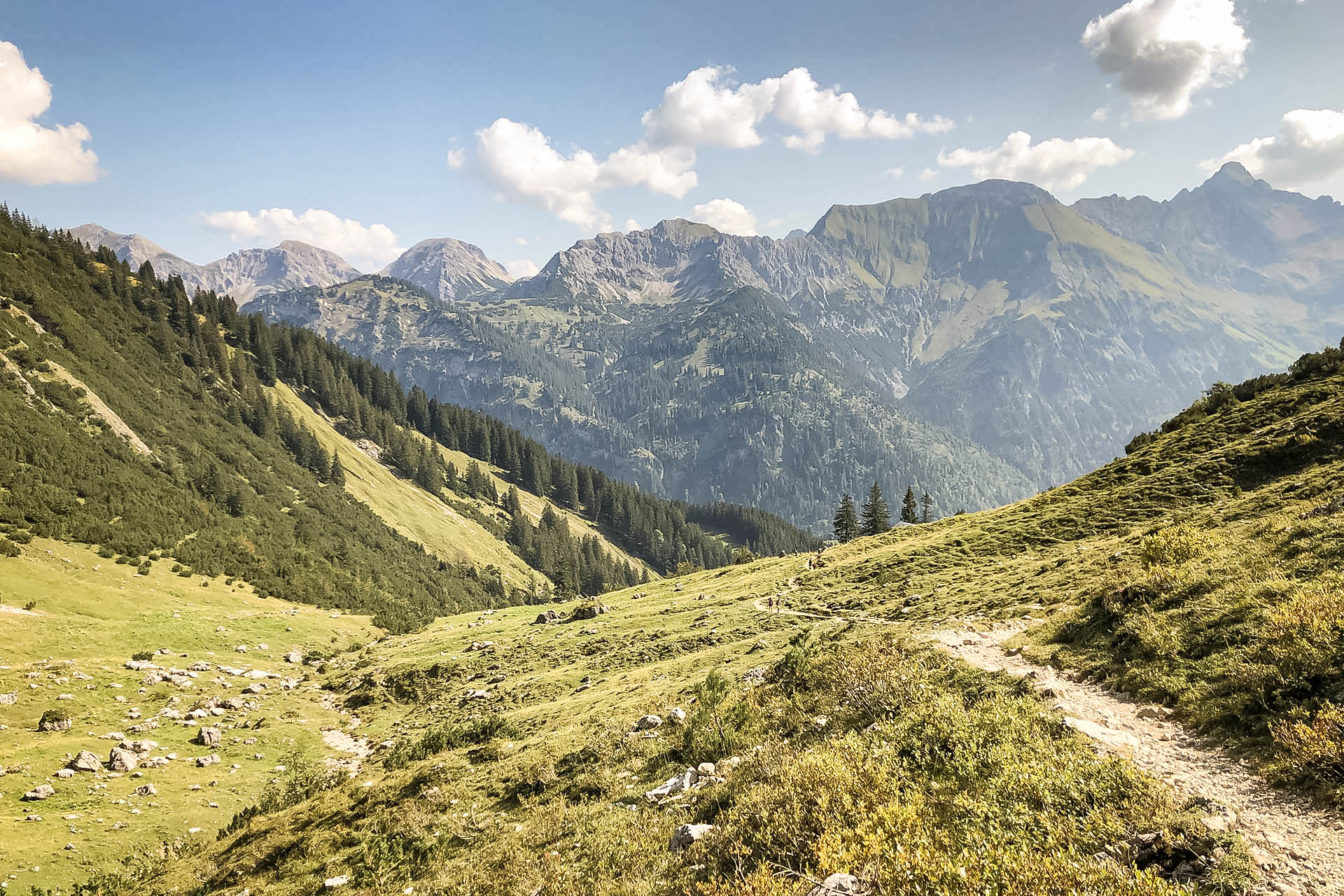 Rundwanderunng aufs Nebelhorn via Koblat im Allgäu