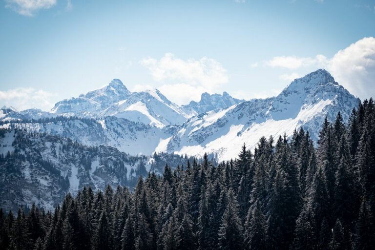 Ausblick Alpspitz Winter