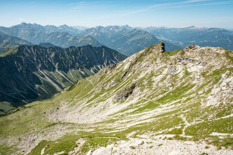 Wandern im Allgäu - Wanderung von Reichenbach über die Gaisalpseen aufs Nebelhorn