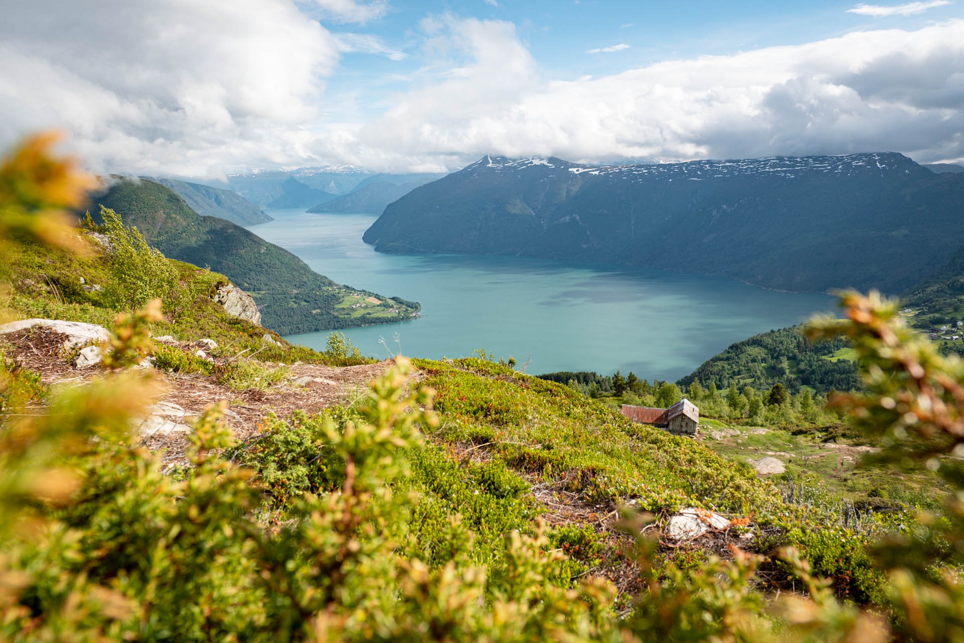 Wanderung auf den Molden bei Mollandsmarki - Luster in Norwegen