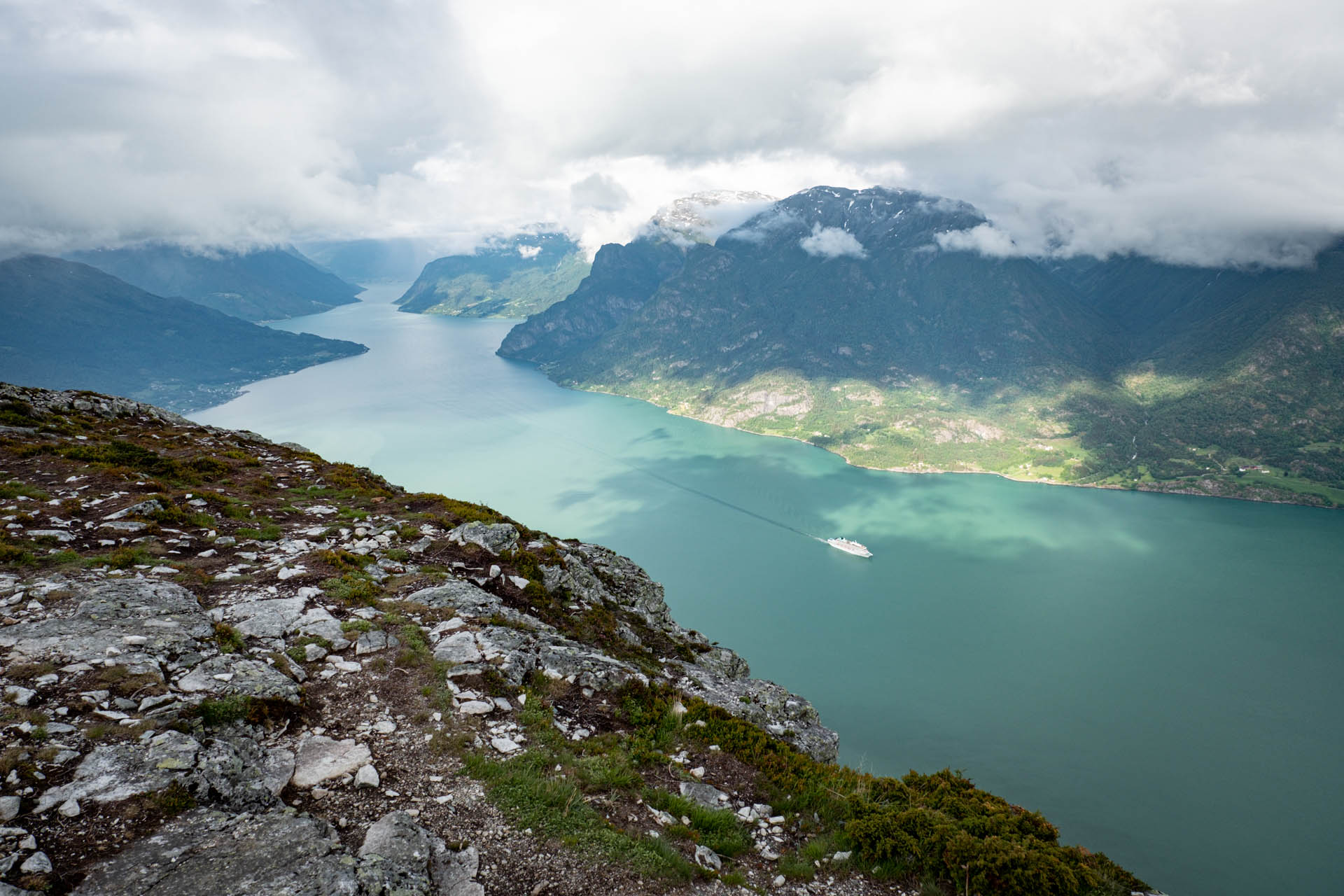 Wanderung auf den Molden bei Mollandsmarki - Luster in Norwegen