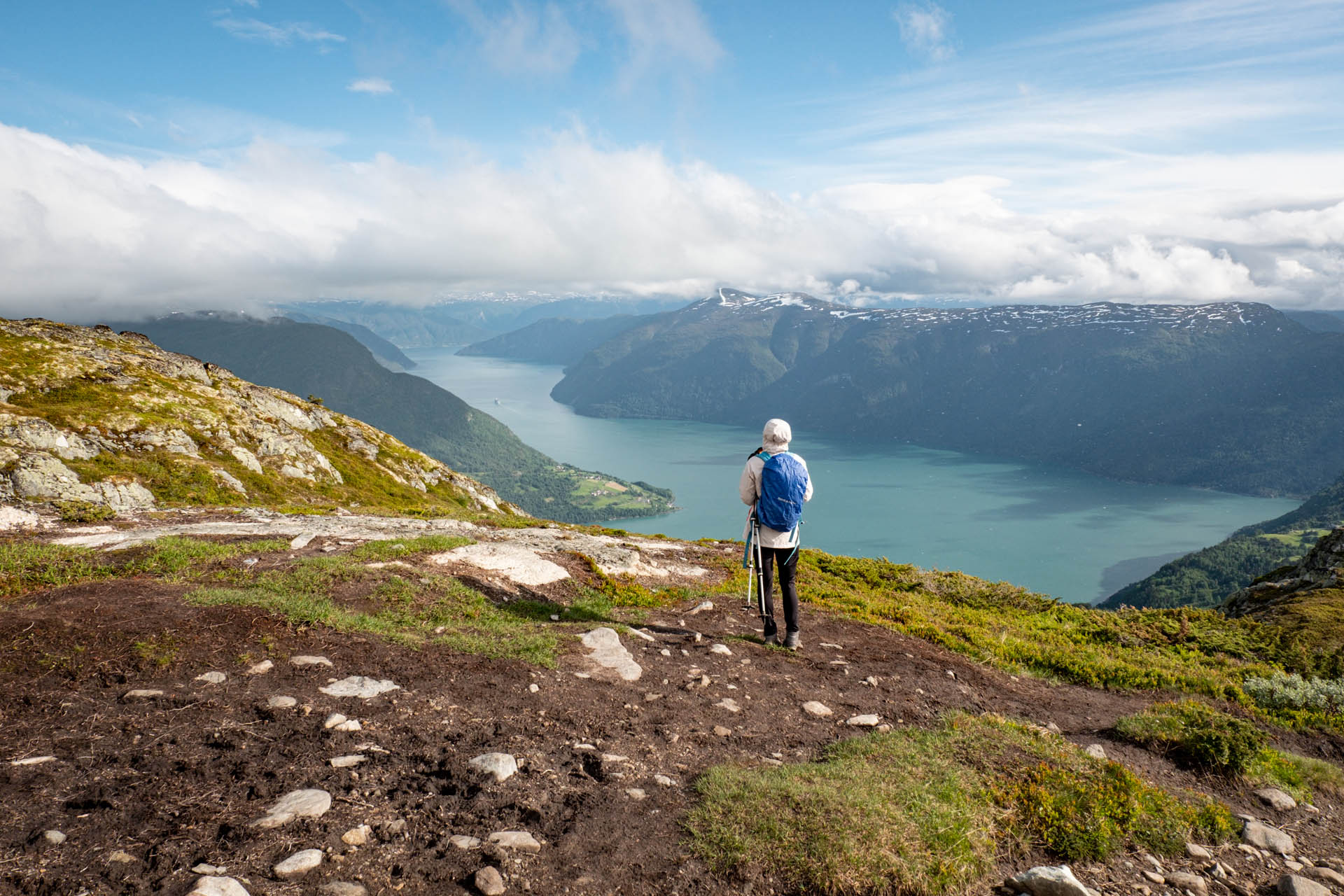 Wanderung auf den Molden bei Mollandsmarki - Luster in Norwegen