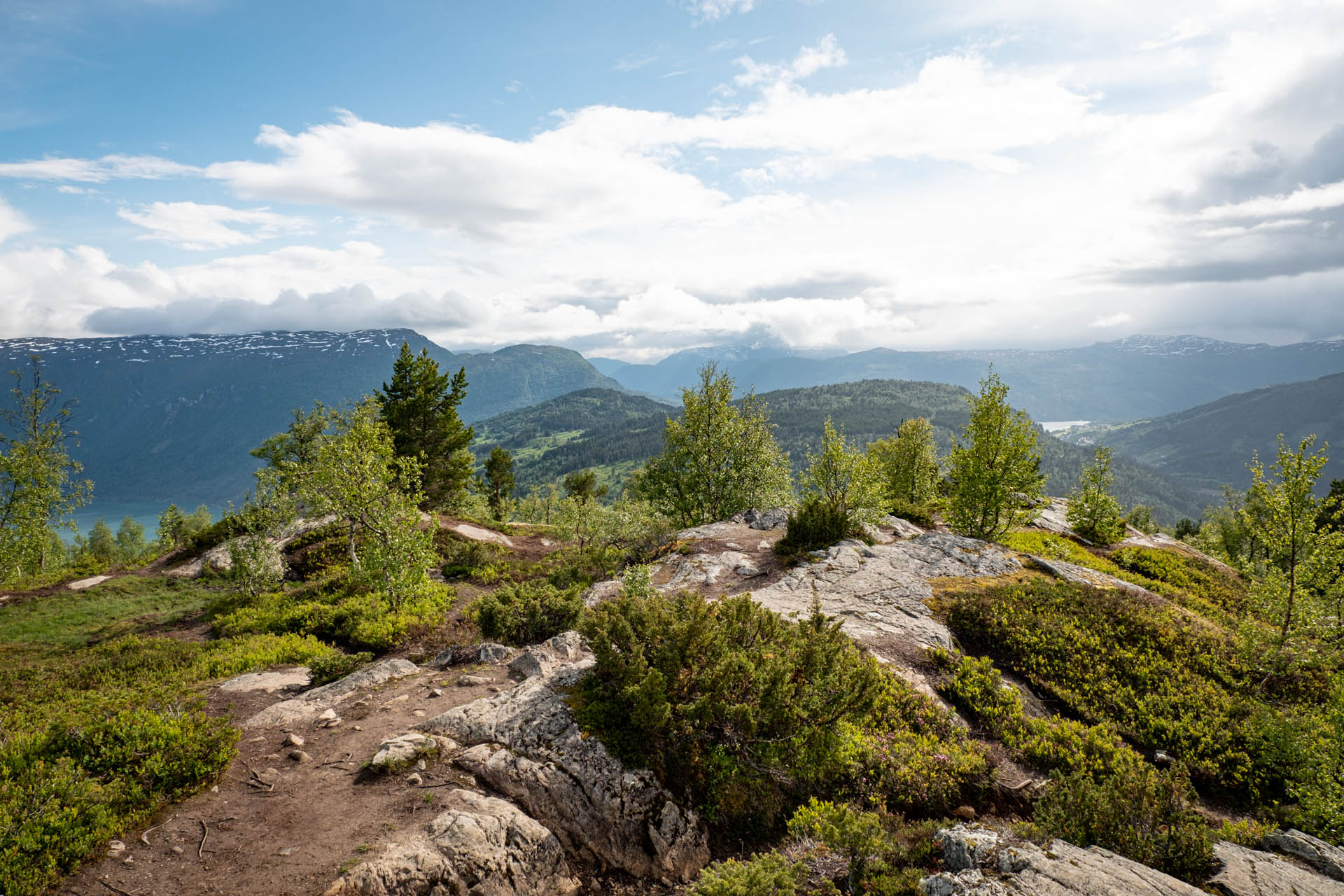 Wanderung auf den Molden bei Mollandsmarki - Luster in Norwegen