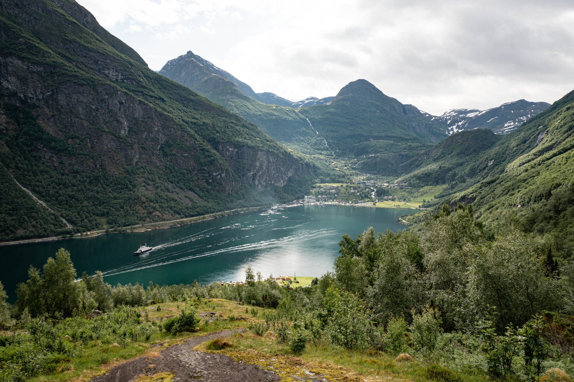 Wanderung in Geiranger zur Homlongsætra Alm