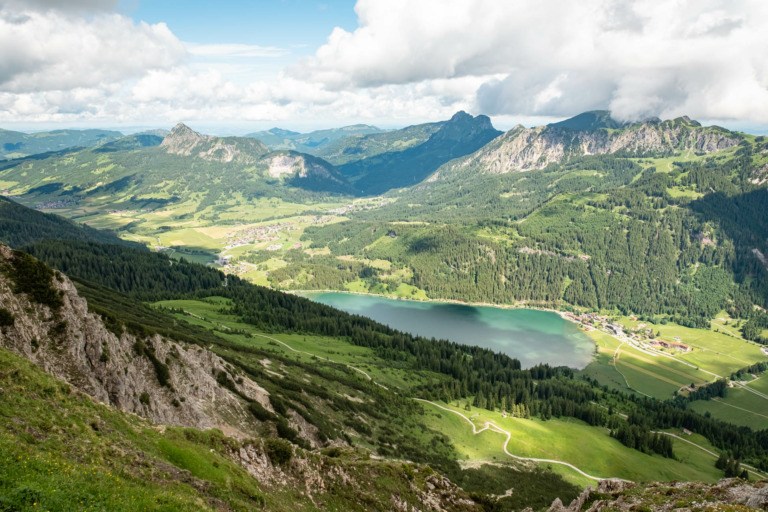 Wanderung vom Haldensee auf die Krinnenspitze und die Gräner Ödenalpe im Tannheimer Tal