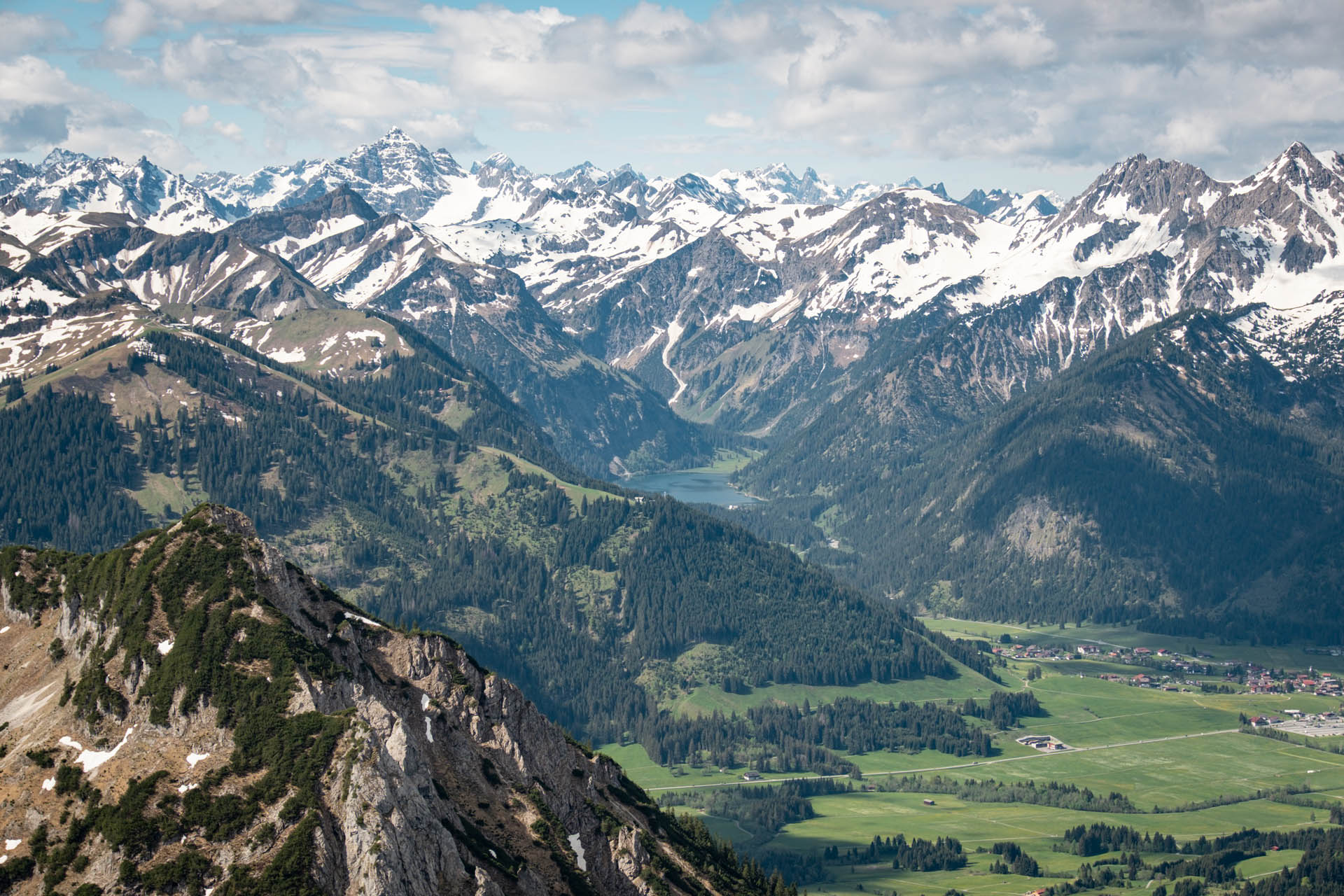 Wanderung von Grän aufs Brentenjoch im Tannheimer Tal