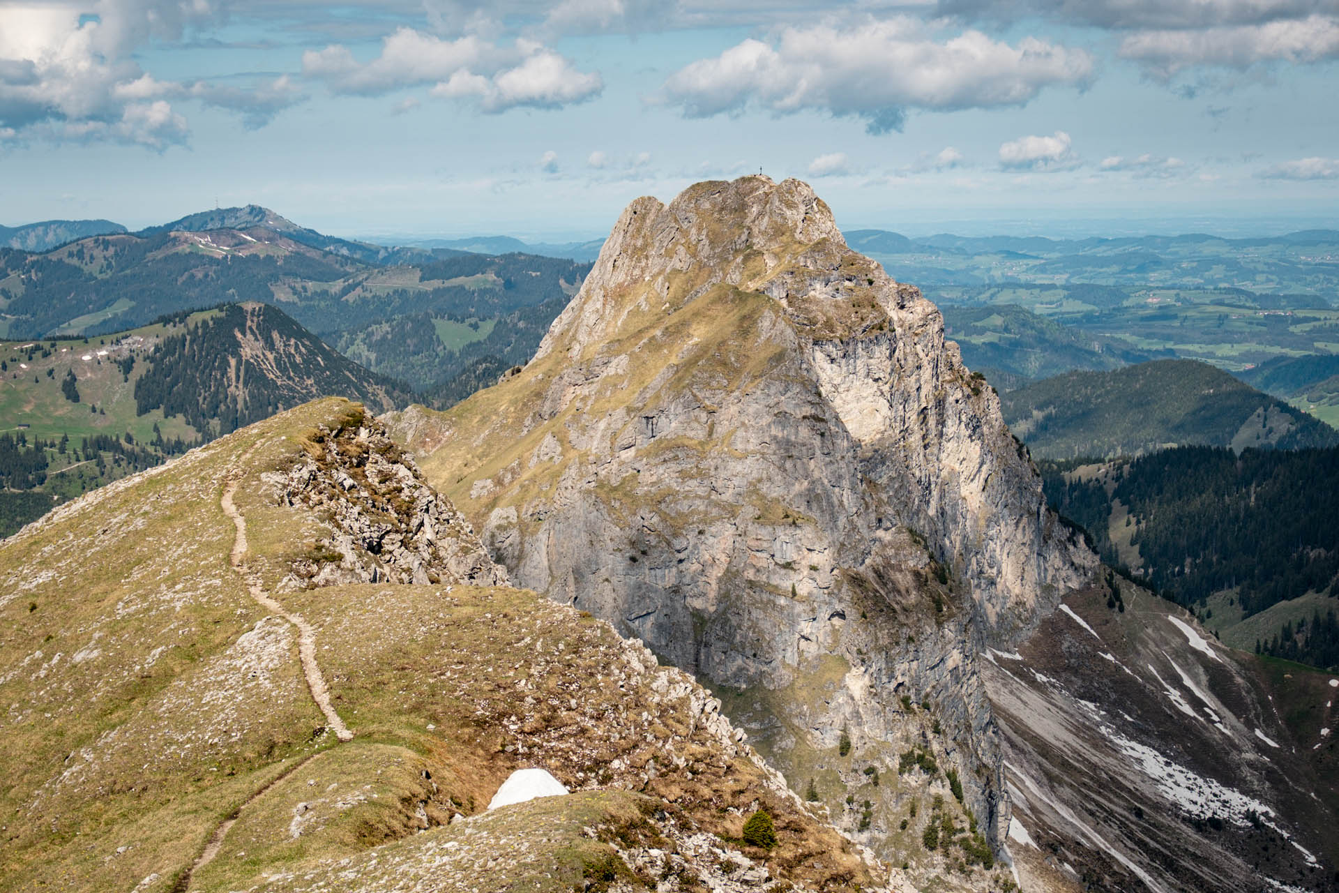 Wanderung von Grän aufs Brentenjoch im Tannheimer Tal