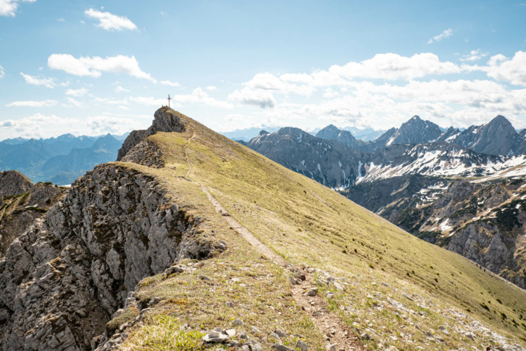 Wanderung von Grän aufs Brentenjoch im Tannheimer Tal