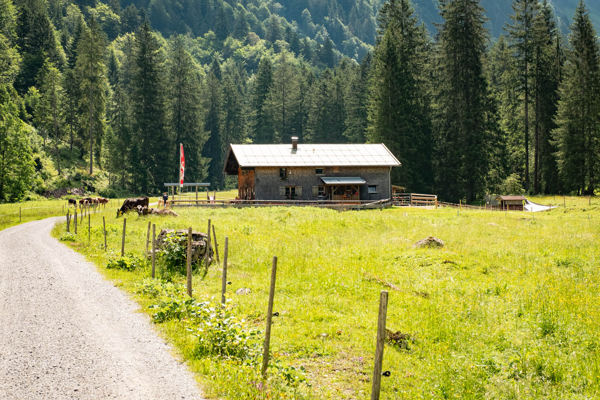 Wanderung von Oberstdorf ins Oytal zur Unteren Gutenalpe