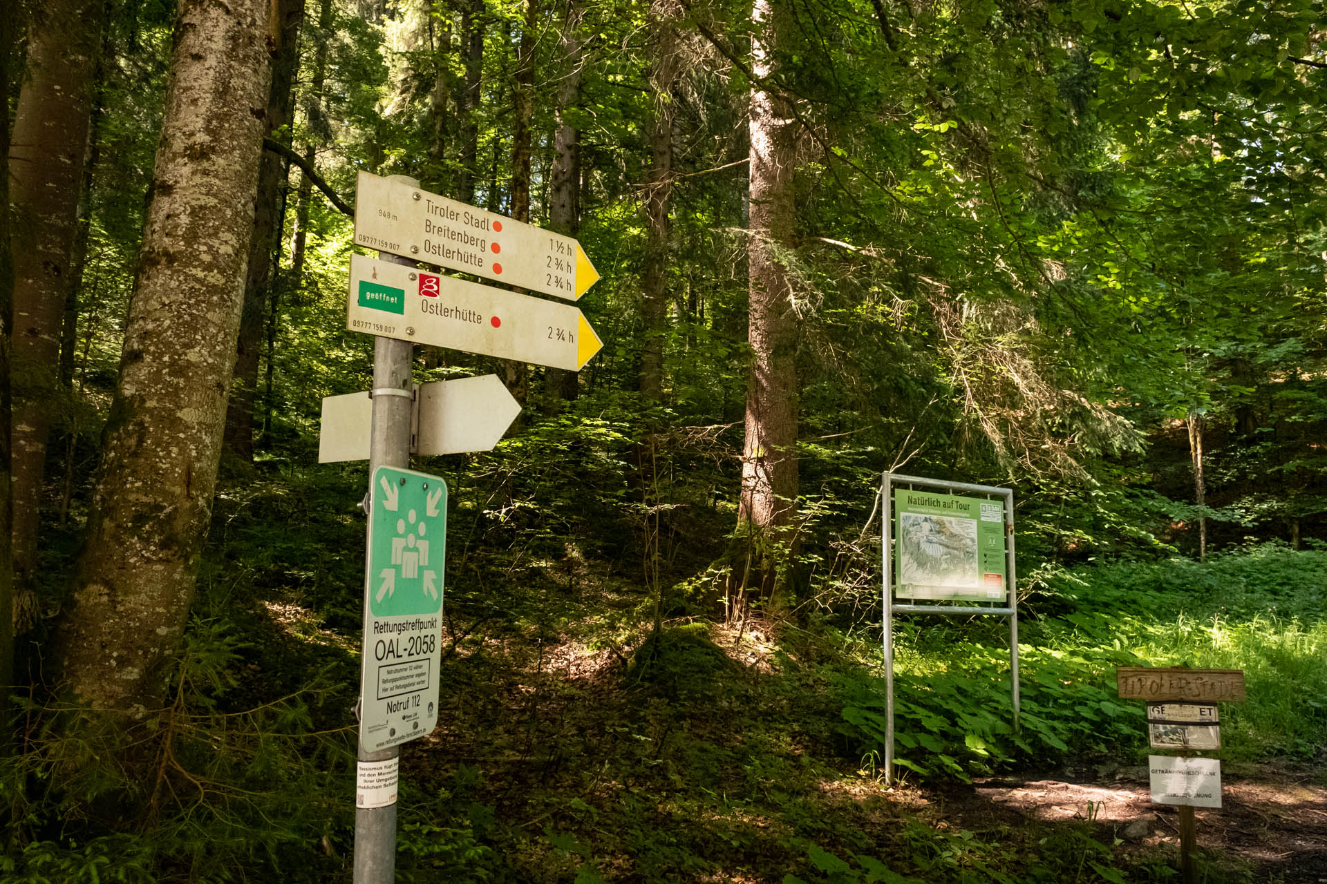 Wanderung von der Fallmühle auf den Breitenberg bei Pfronten im Ostallgäu