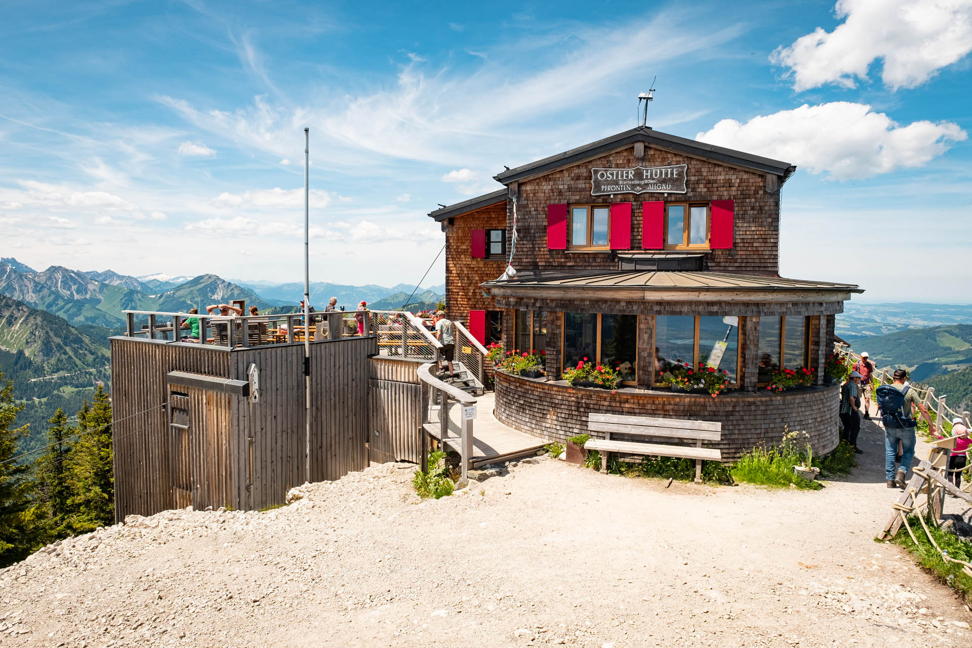 Wanderung von der Fallmühle auf den Breitenberg bei Pfronten im Ostallgäu