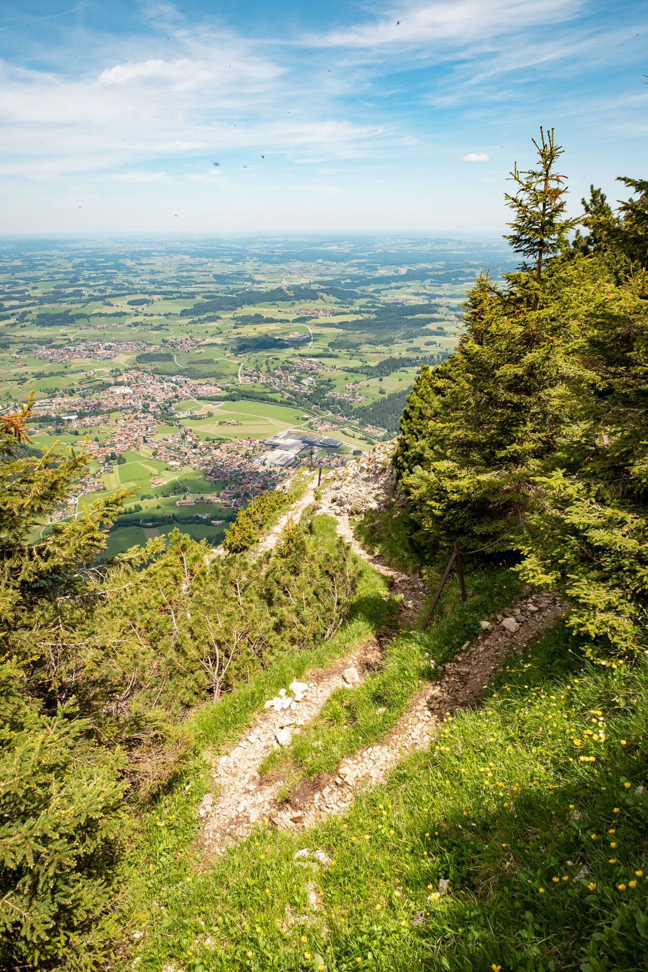 Wanderung von der Fallmühle auf den Breitenberg bei Pfronten im Ostallgäu