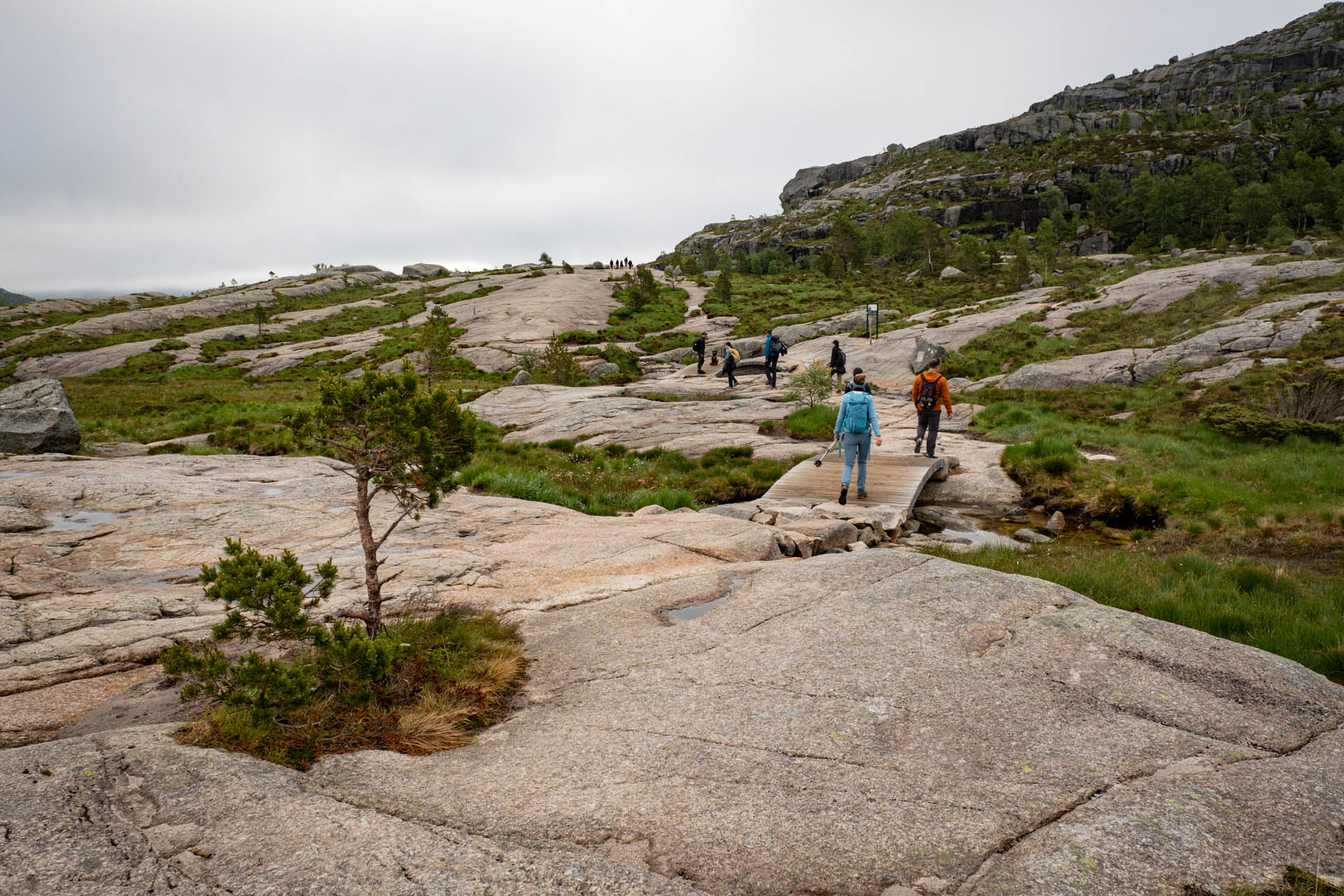 Wanderung zum Preikestolen im Lysefjord