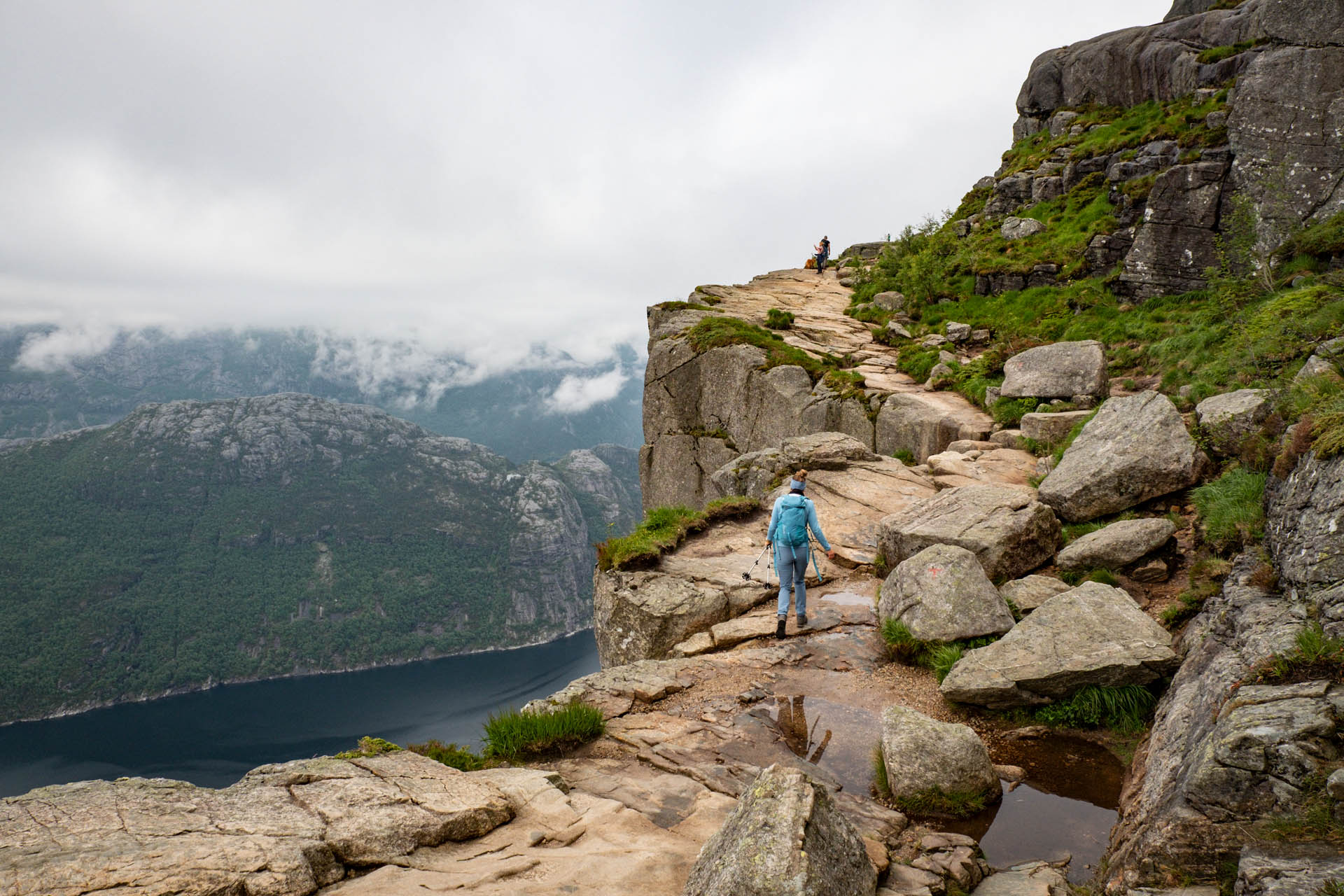 Wanderung zum Preikestolen im Lysefjord