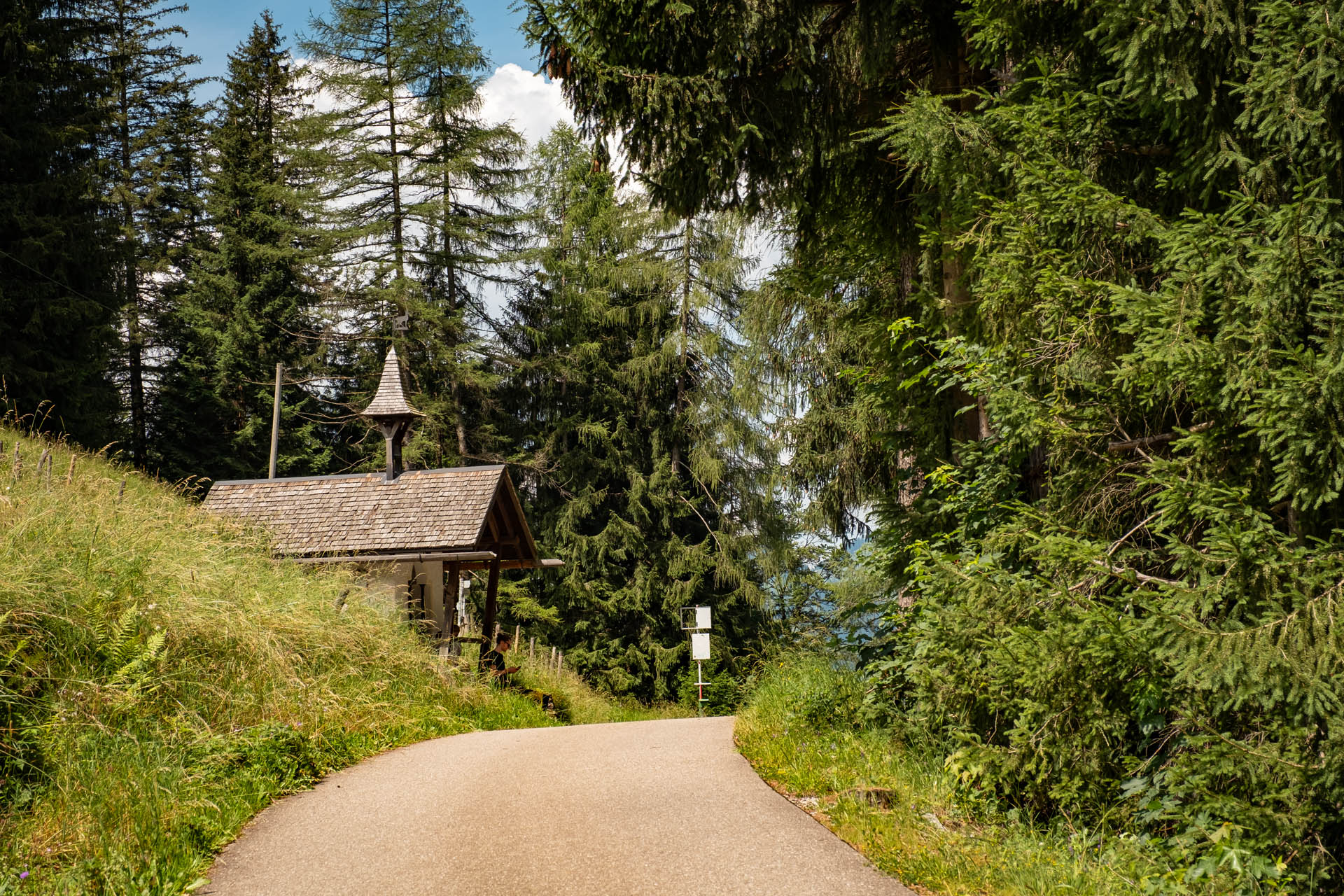 Wandern auf dem Wallrafweg von Reichenbach nach Oberstdorf im Allgäu