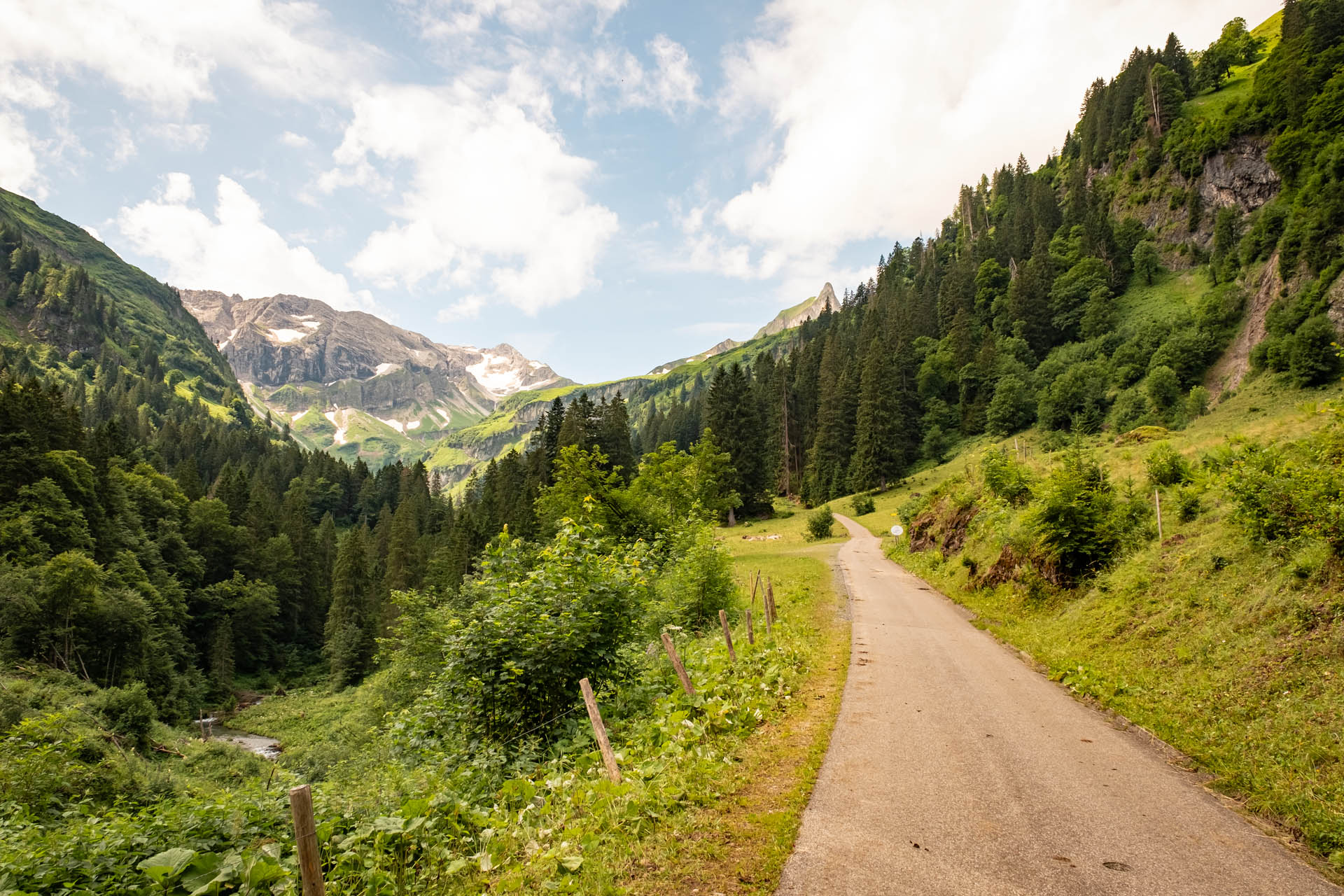 Wanderung in Hinterstein - vom Giebelhaus zur Alpe Bärgündle