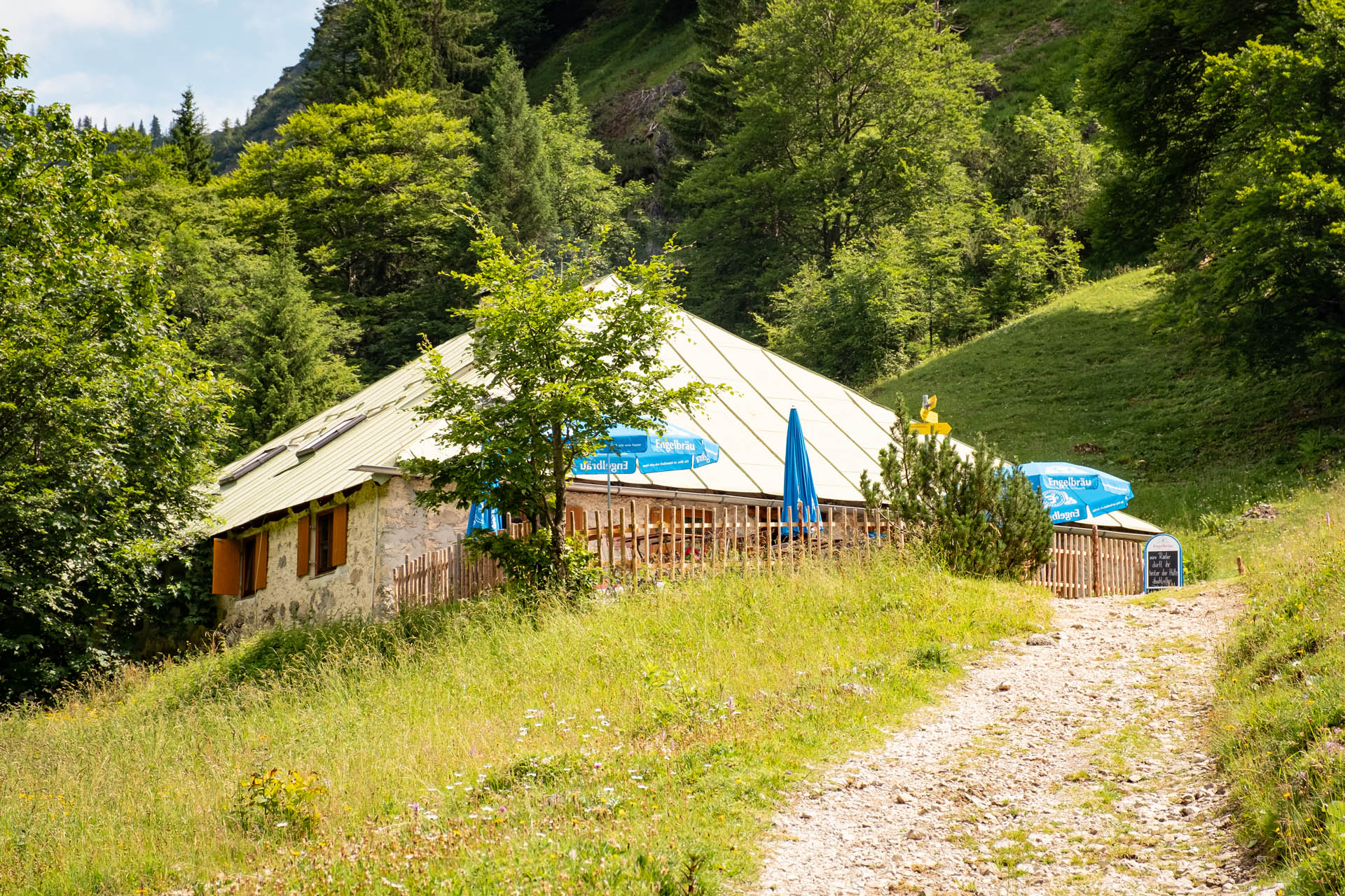 Wanderung in Hinterstein - vom Giebelhaus zur Alpe Bärgündle