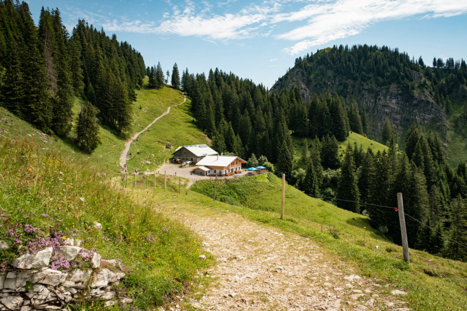 Wanderung von Oberjoch über die Hirsch-Alpe auf den Spieser und den Ornach als Rundtour