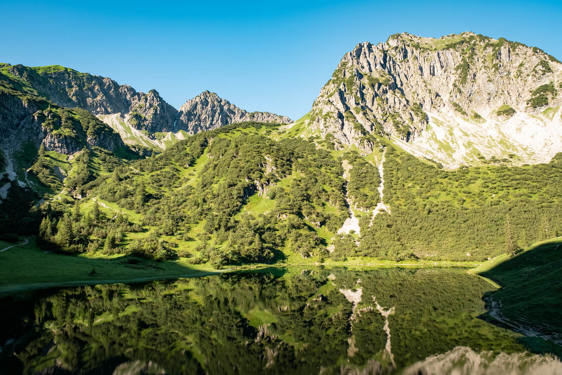 Wanderung von Reichenbach über den Unteren Gaisalpsee aufs Rubihorn