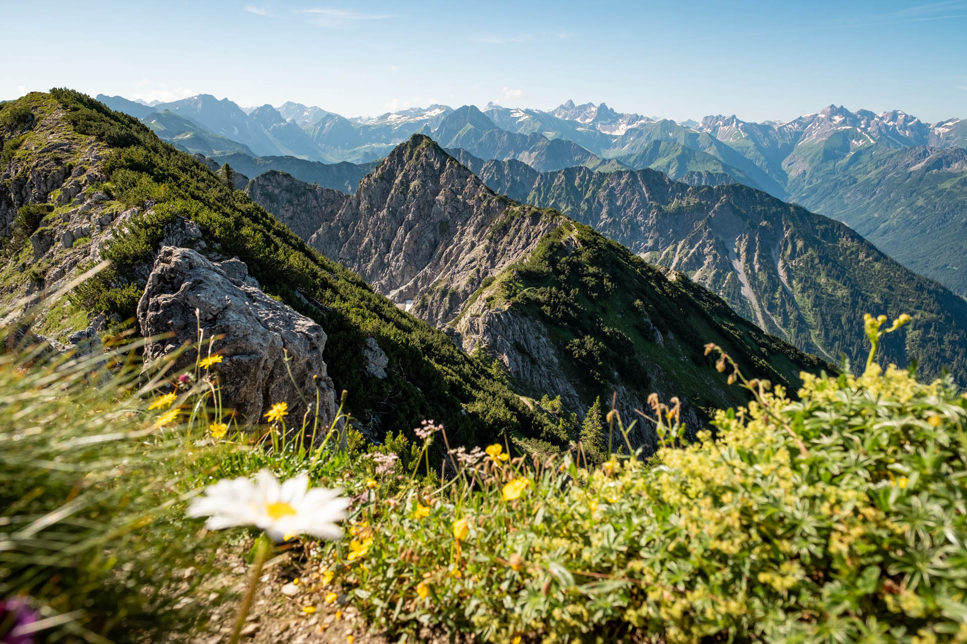 Wanderung von Reichenbach über den Unteren Gaisalpsee aufs Rubihorn