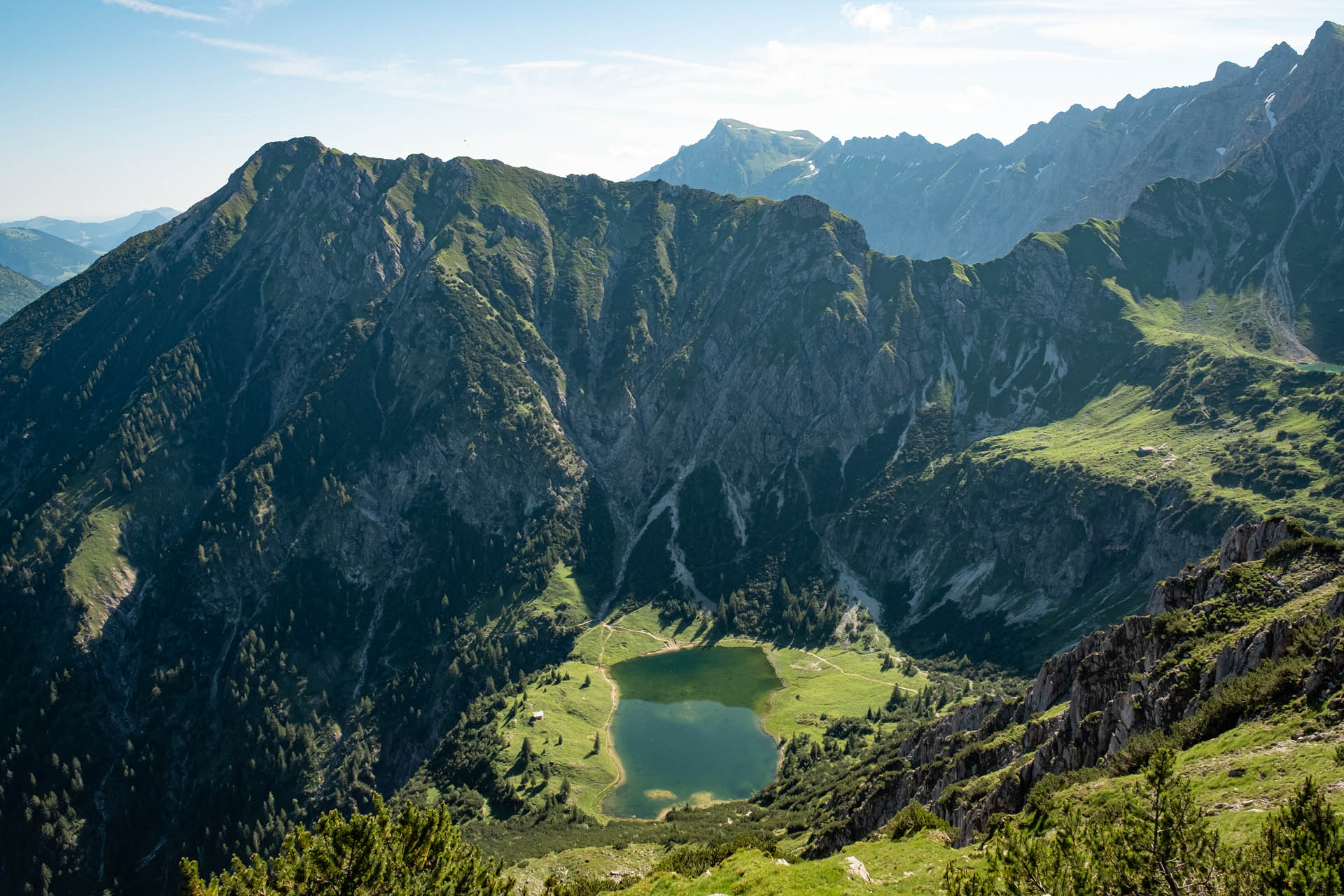 Wanderung von Reichenbach über den Unteren Gaisalpsee aufs Rubihorn