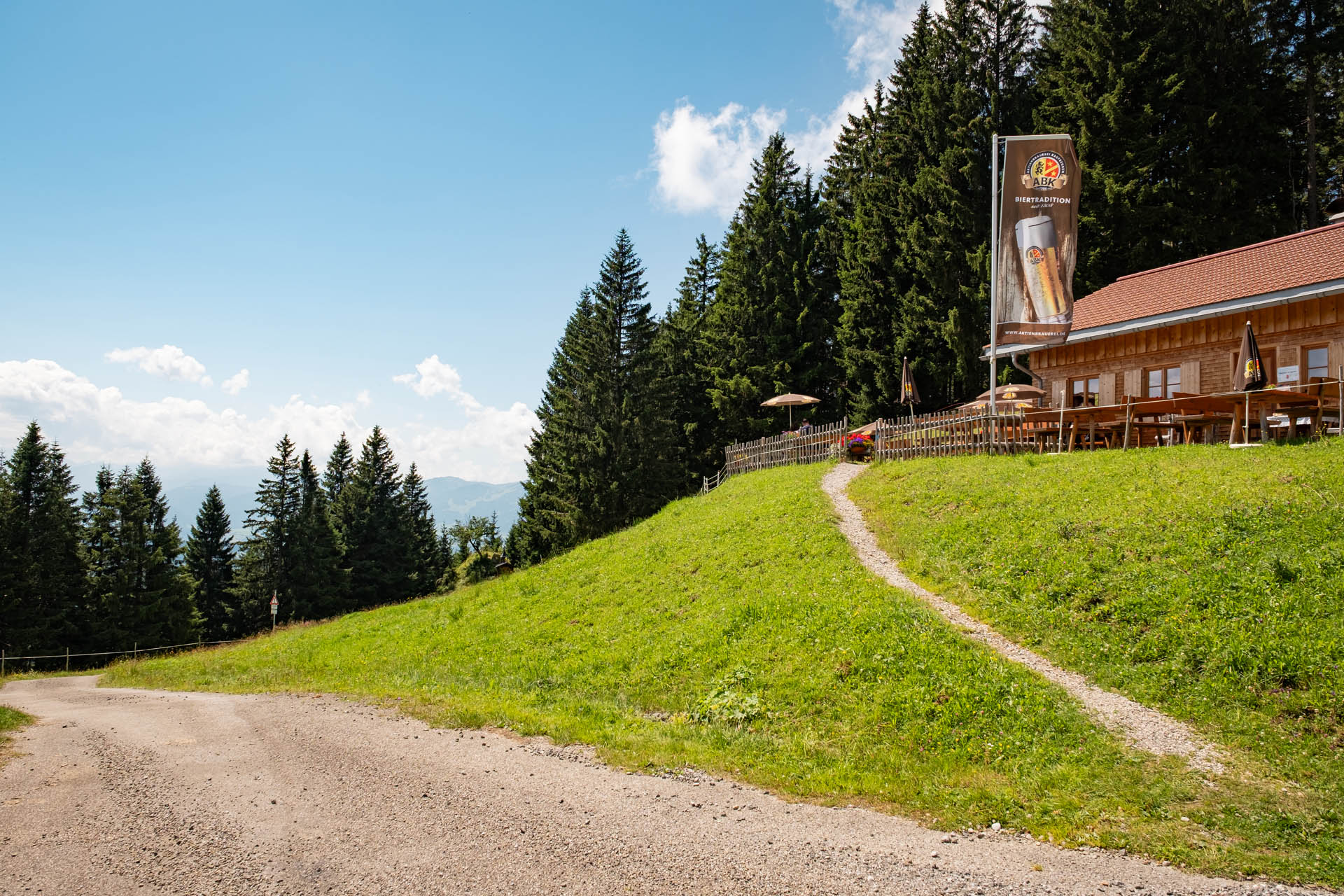 Wanderung auf den Hirschberg bei Bad Hindelang als Rundtour mit Aussicht in die Allgäuer Alpen