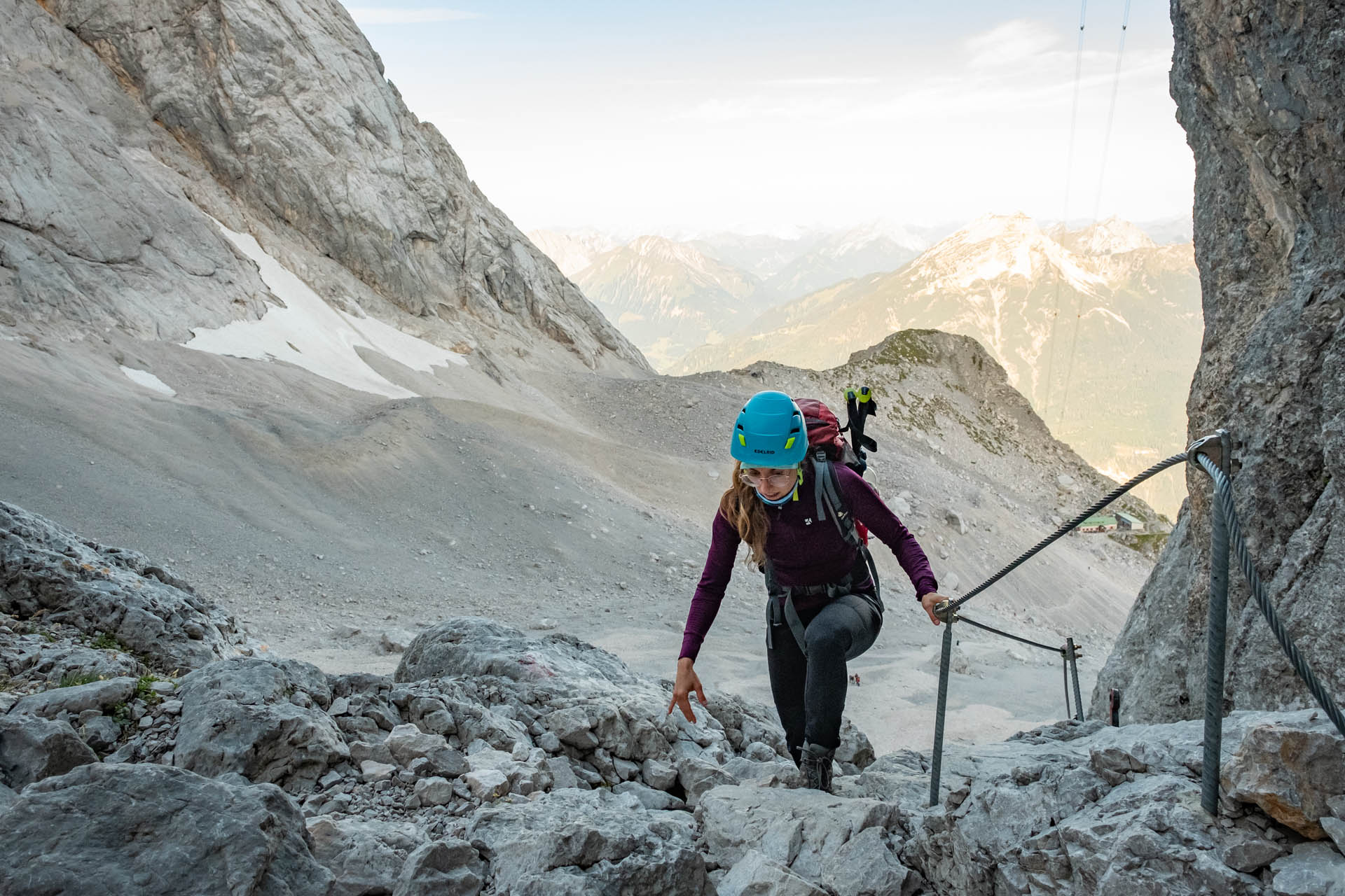 Wanderung auf die Zugspitze via Stopselzieher Klettersteig