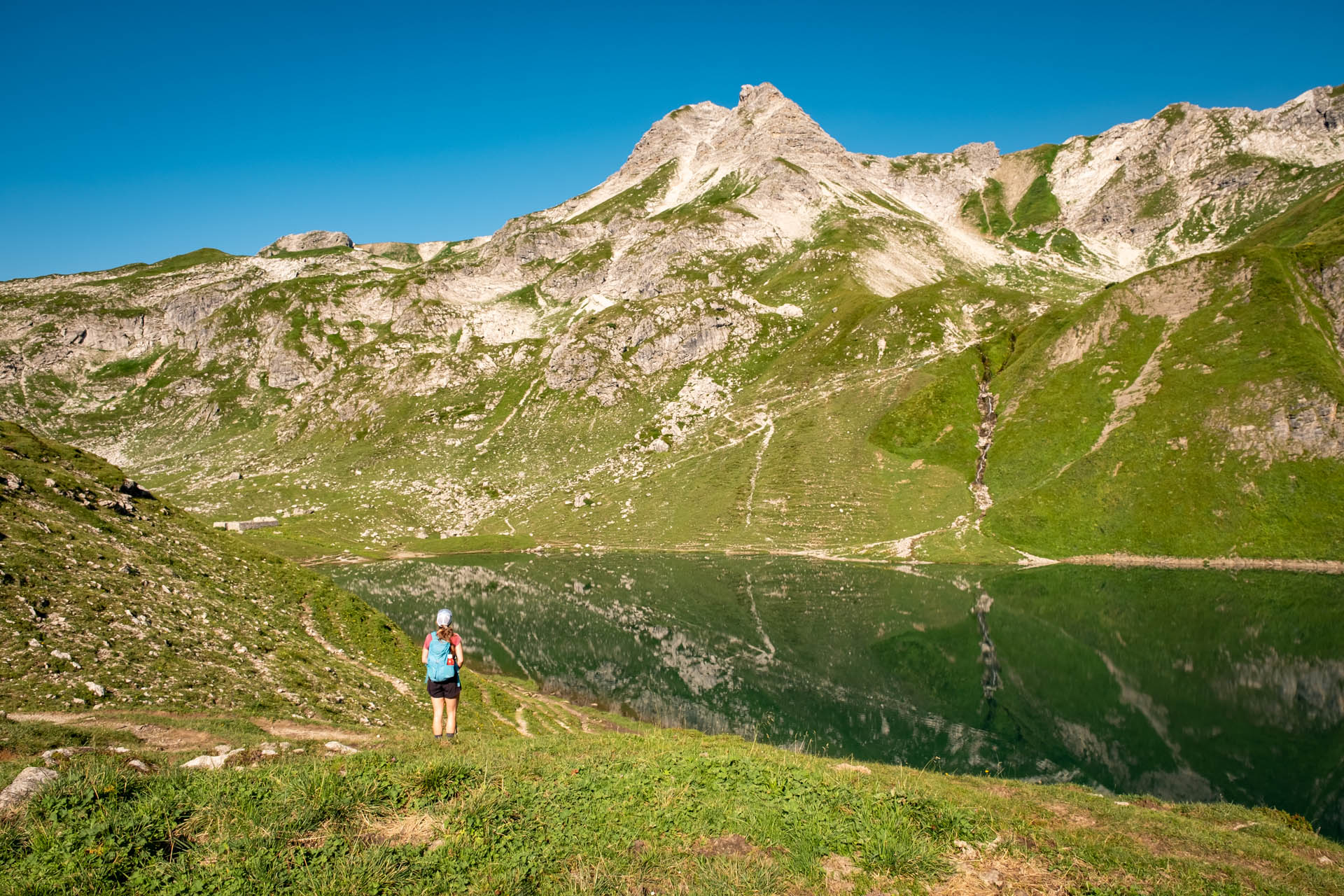 Wanderung von Hinterstein auf den Kleinen Daumen und den Großen Daumen im Allgäu