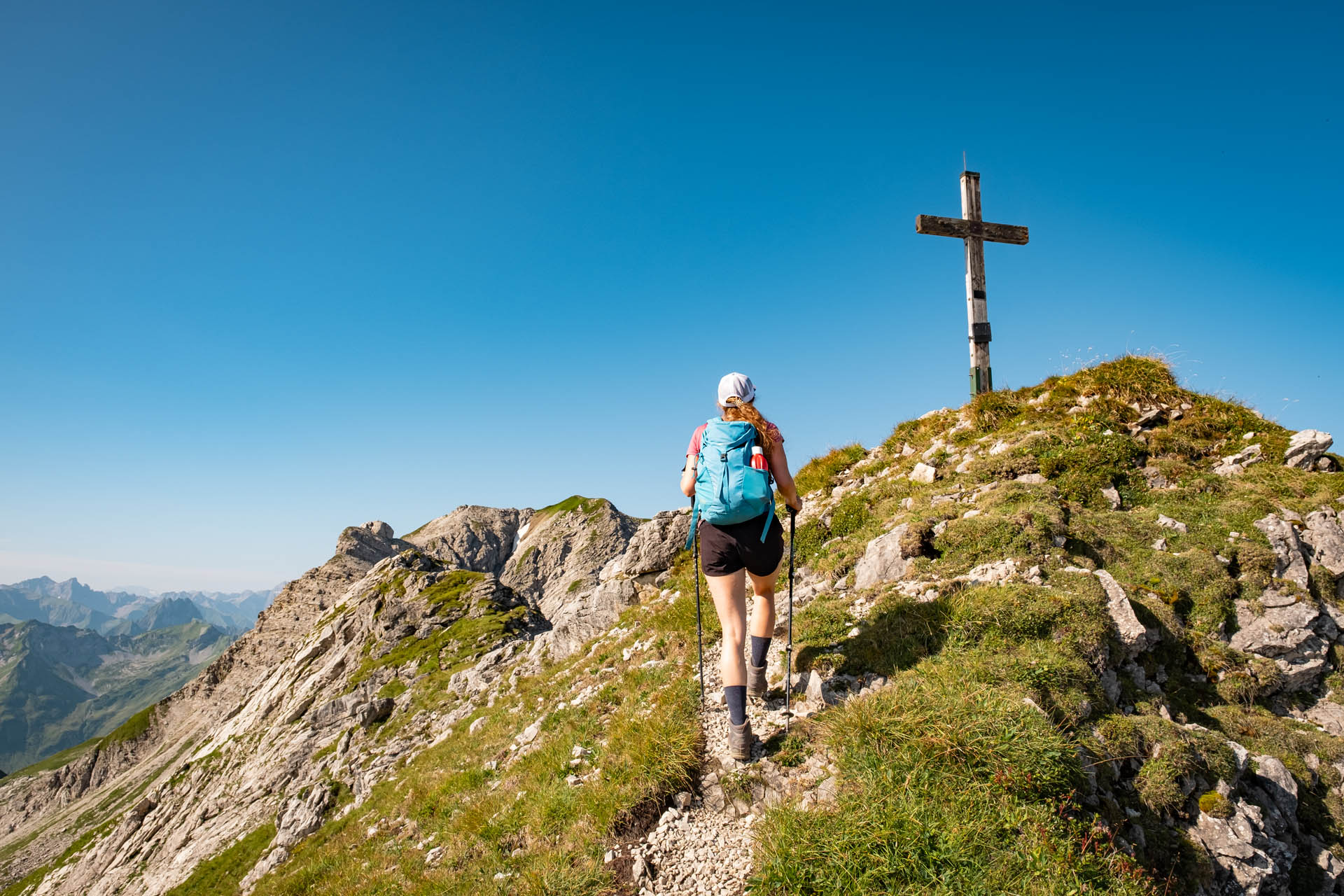 Wanderung von Hinterstein auf den Kleinen Daumen und den Großen Daumen im Allgäu