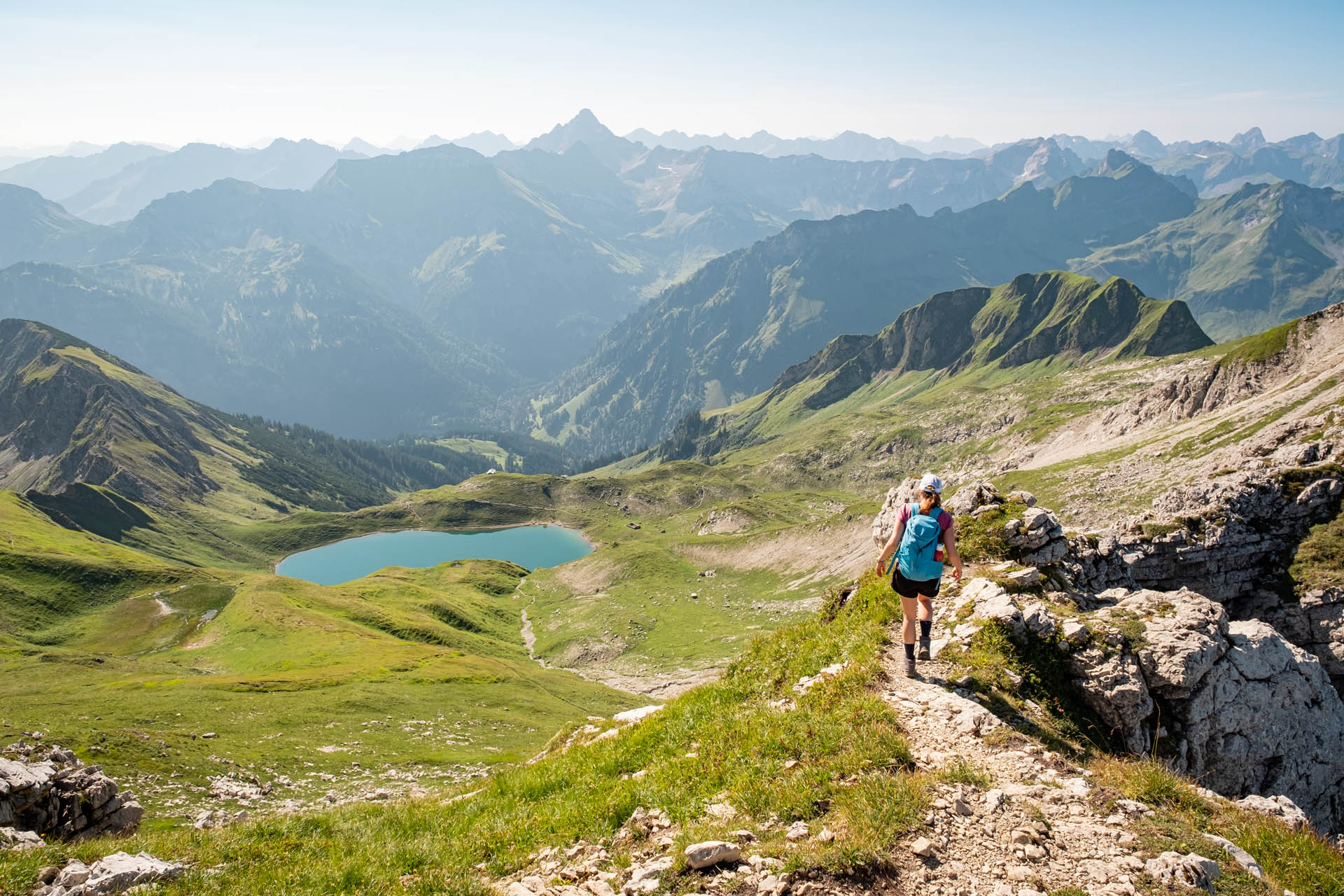 Wanderung von Hinterstein auf den Kleinen Daumen und den Großen Daumen im Allgäu