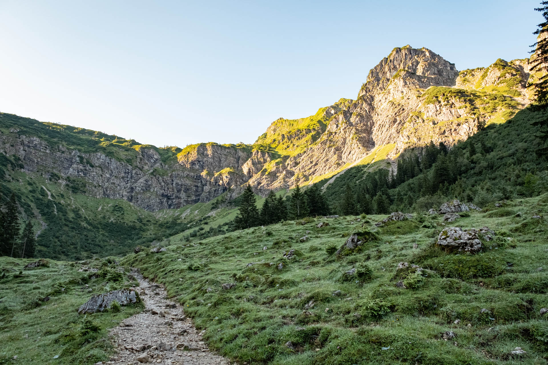 Wanderung von Hinterstein zum Schrecksee im Allgäu