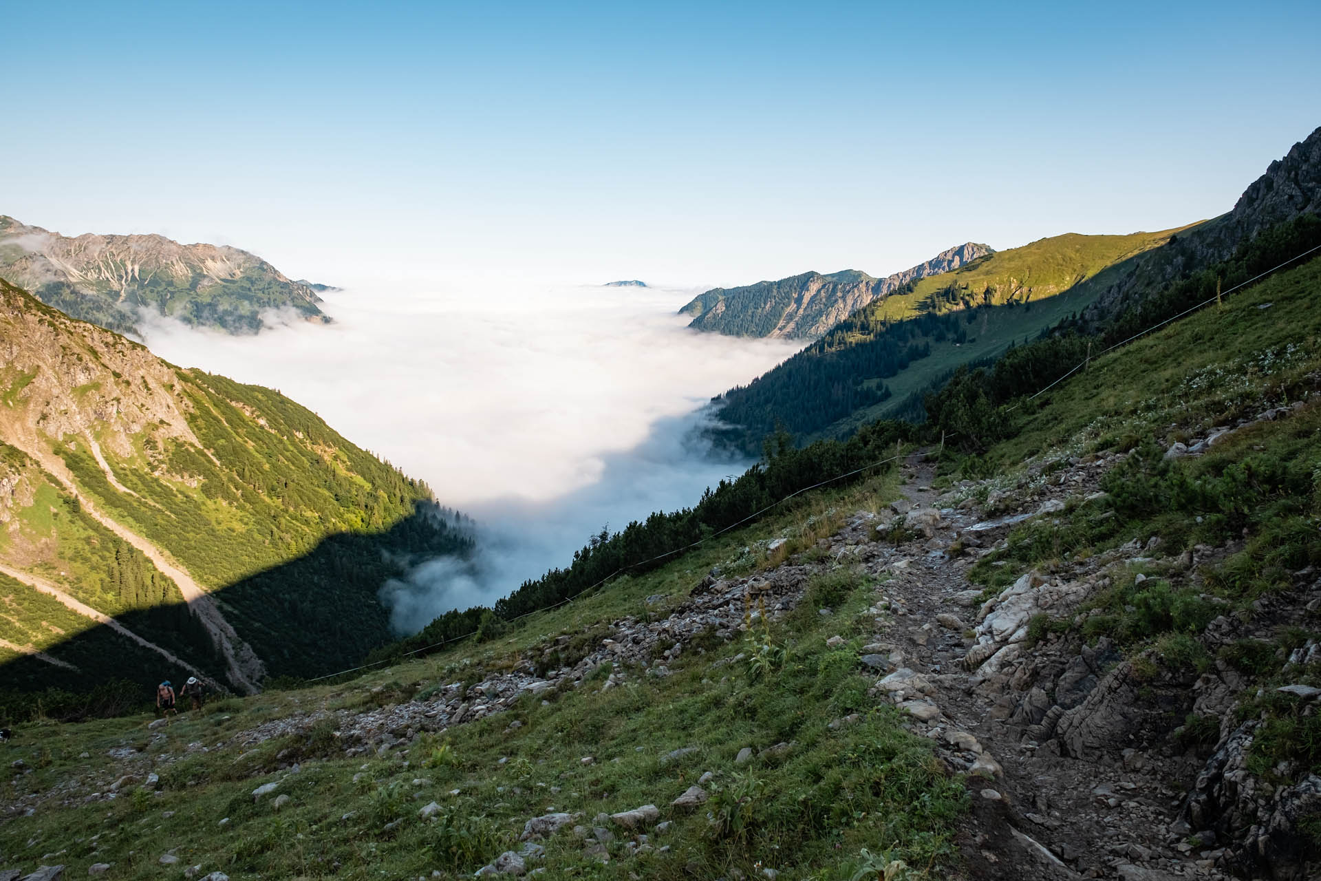 Wanderung von Hinterstein zum Schrecksee im Allgäu