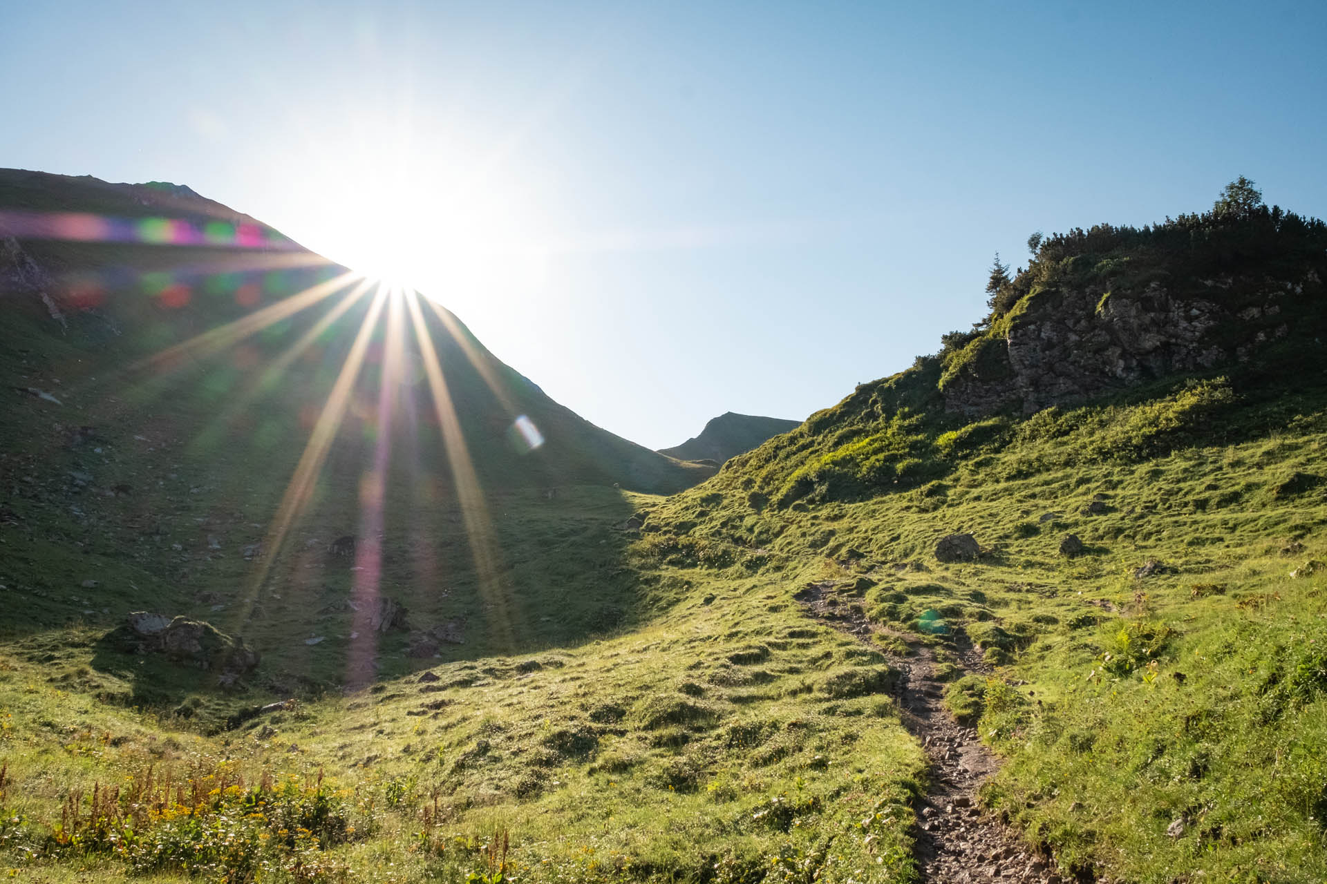 Wanderung von Hinterstein zum Schrecksee im Allgäu