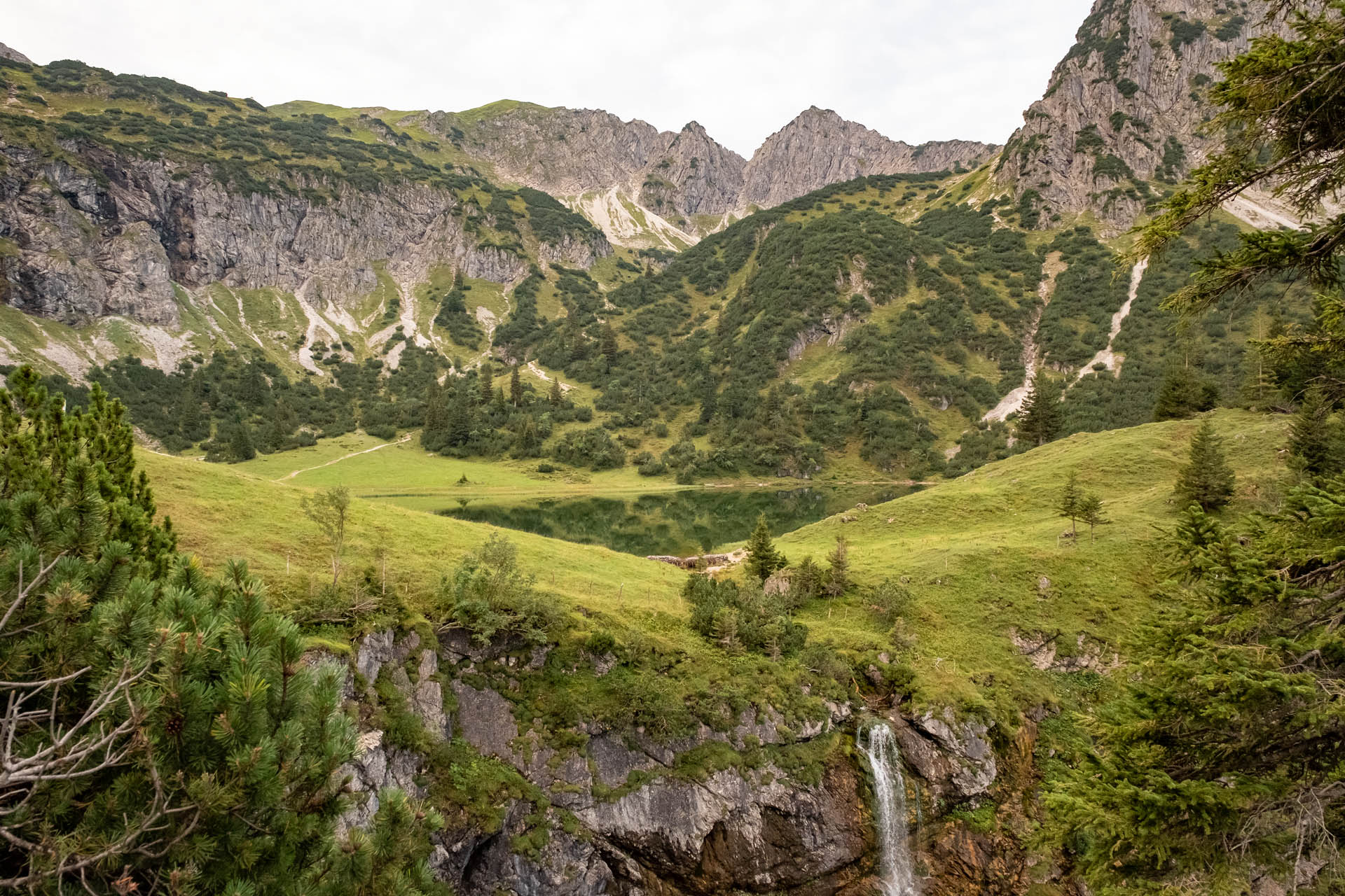 Wanderung im Allgäu über die Gaisalpseen auf den Entschenkopf