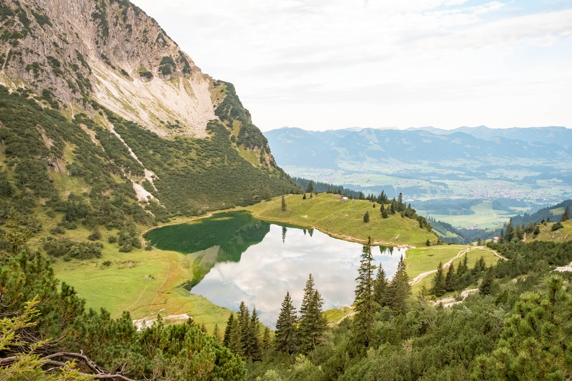 Wanderung im Allgäu über die Gaisalpseen auf den Entschenkopf