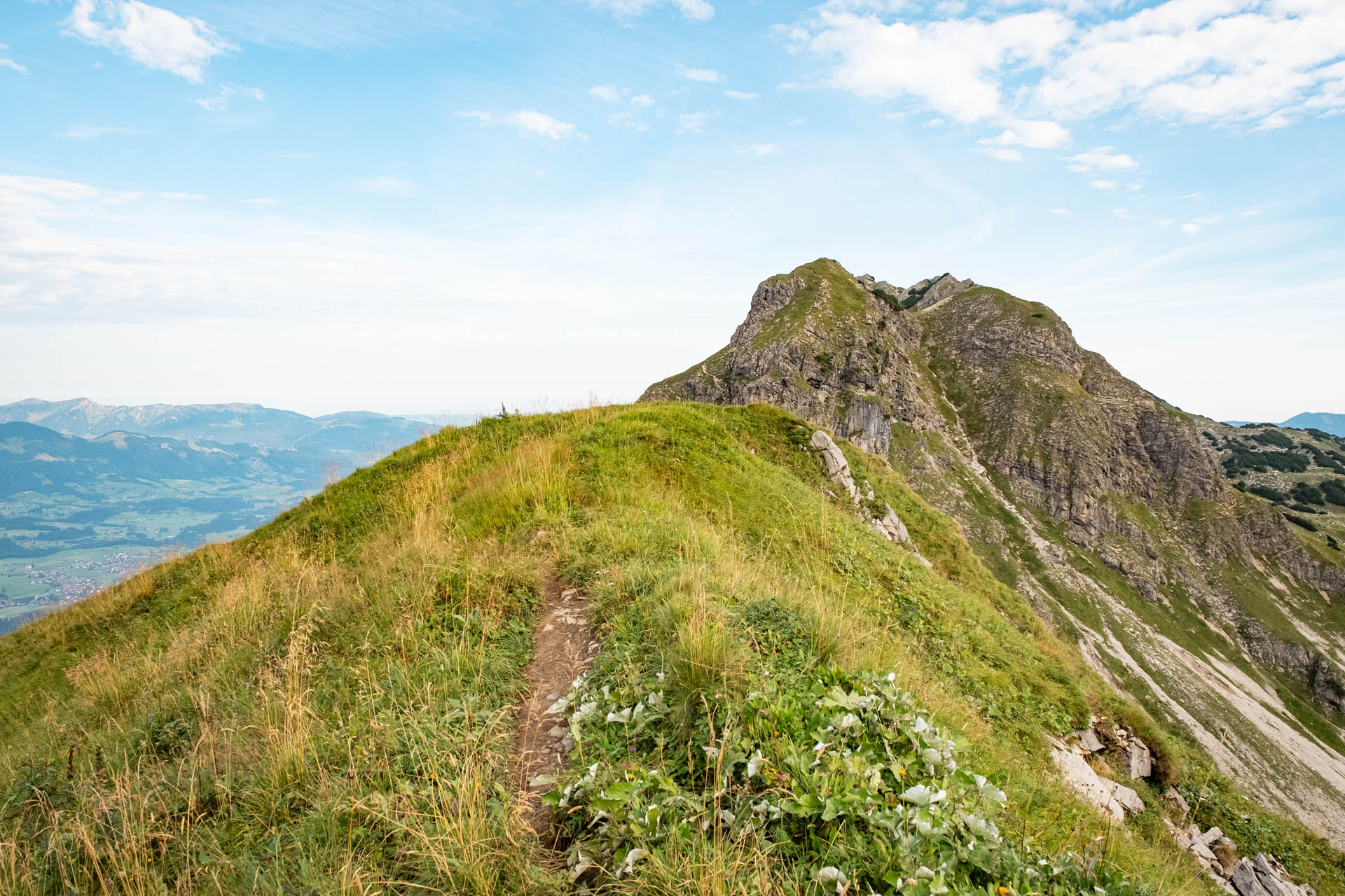 Wanderung im Allgäu über die Gaisalpseen auf den Entschenkopf