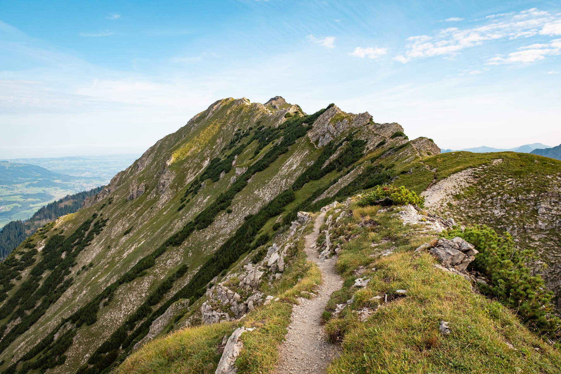 Wanderung im Allgäu über die Gaisalpseen auf den Entschenkopf