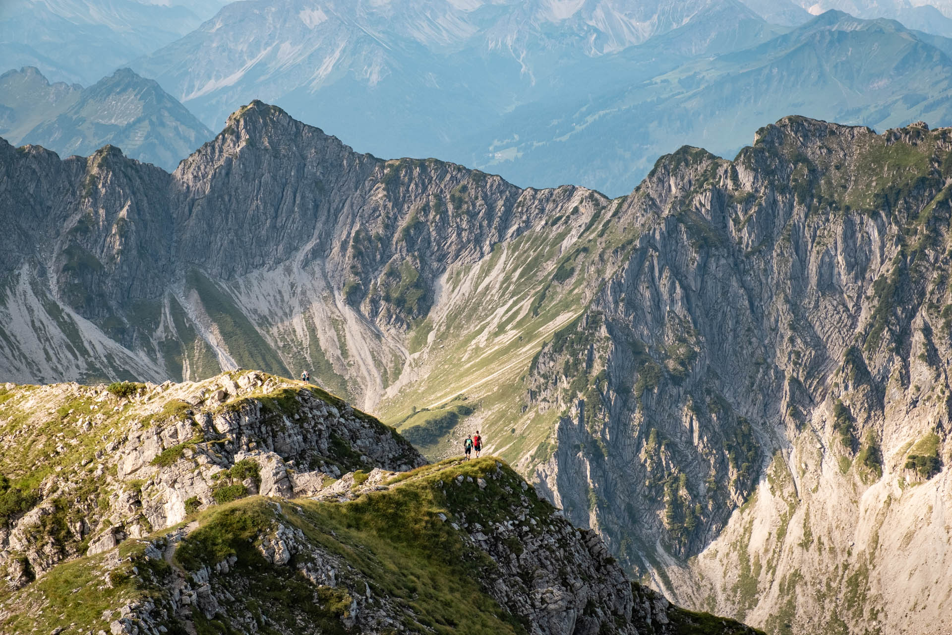 Wanderung im Allgäu über die Gaisalpseen auf den Entschenkopf