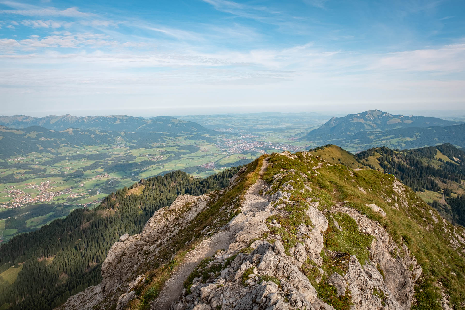 Wanderung im Allgäu über die Gaisalpseen auf den Entschenkopf