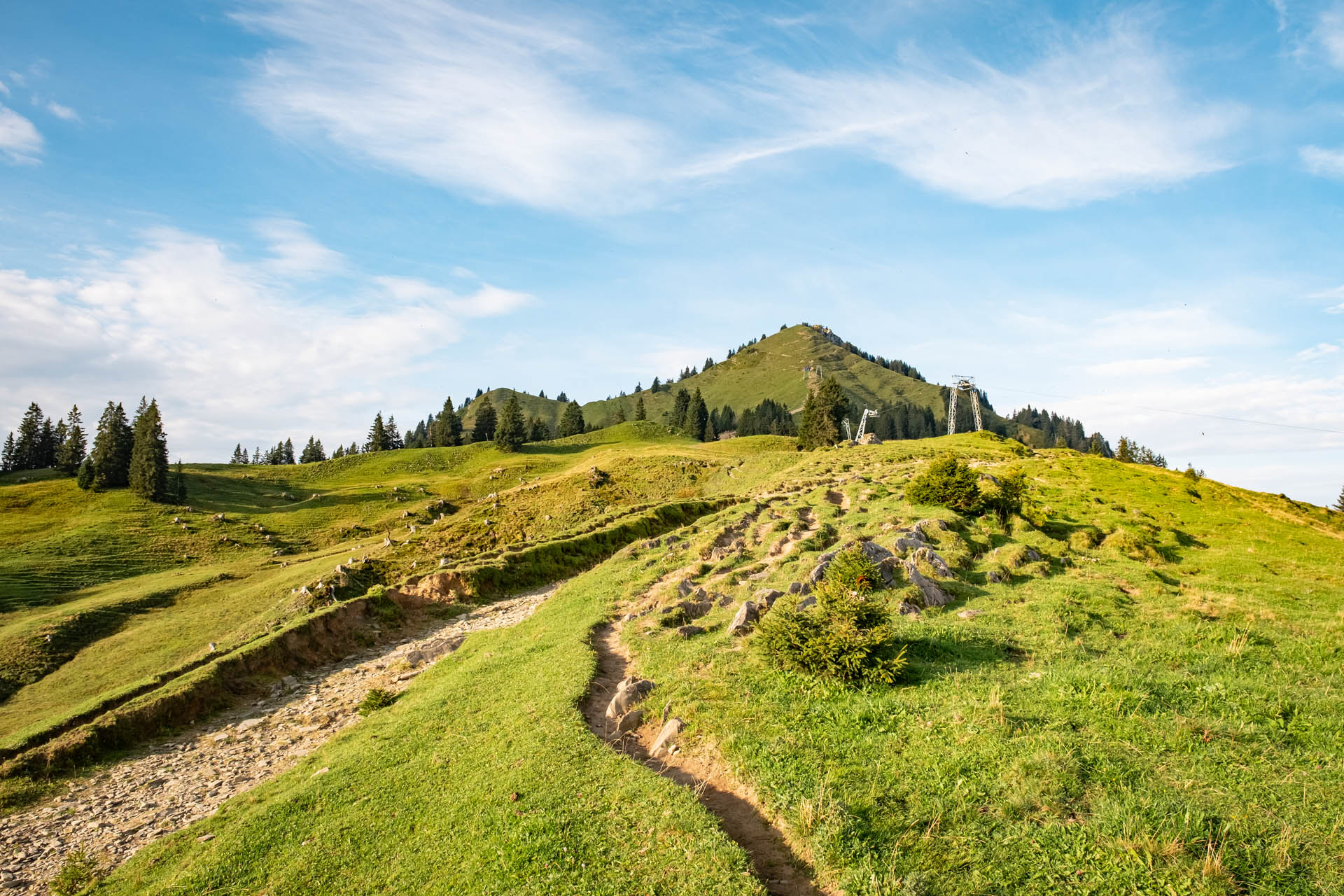 Wanderung vom Parkplatz Großer Wald auf den Grünten im Allgäu