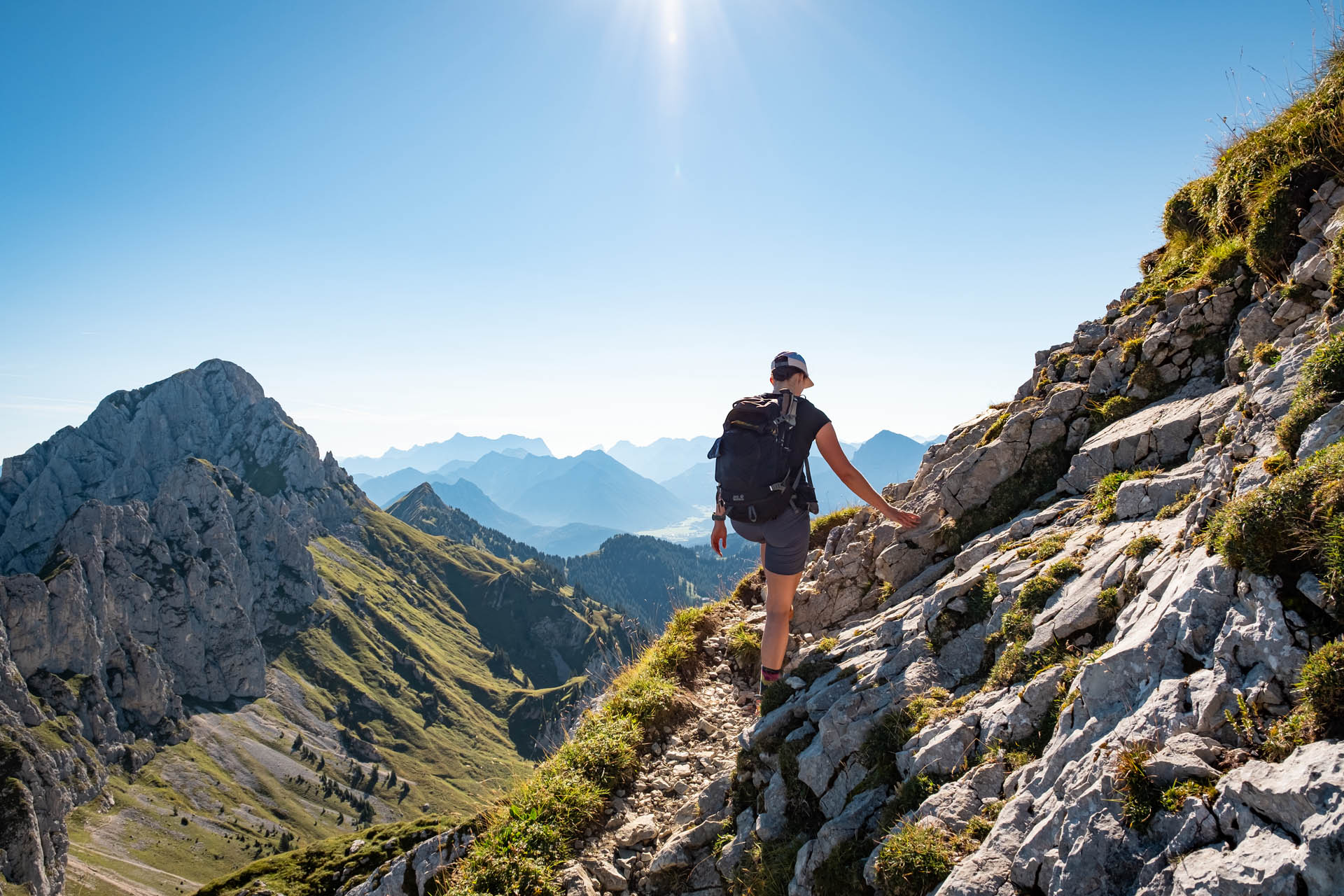 Wanderung von Nesselwängle auf die Rote Flüh im Tannheimer Tal - Wandern in Tirol