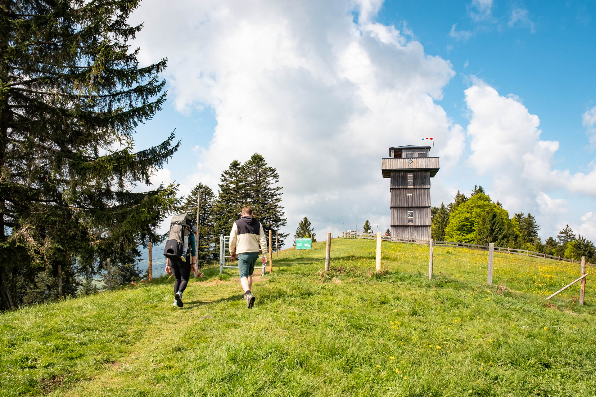 Wanderung von Diepolz auf den Hauchenberg und zur Kling's Hütte - Familienwanderung im Allgäu