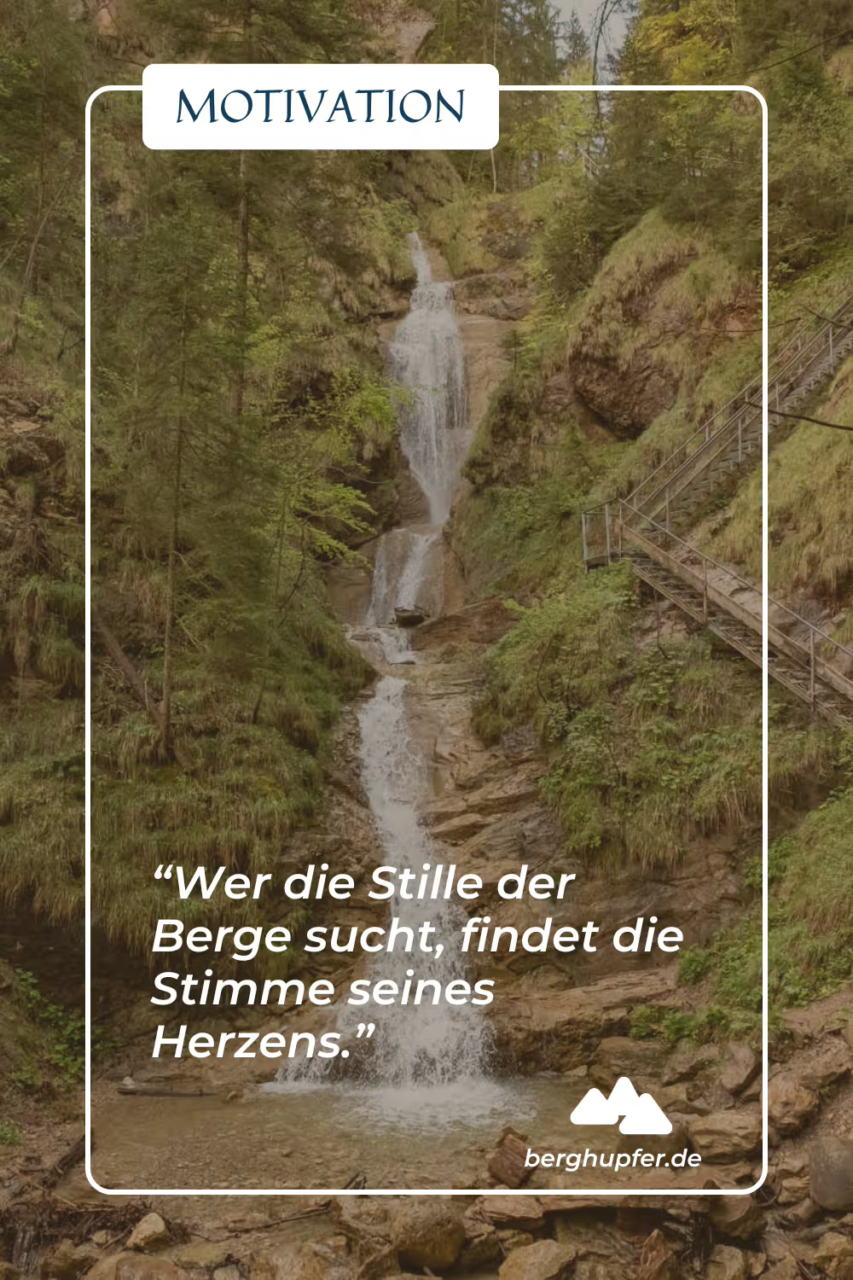 Bergsprüche - Motivation und Inspiration