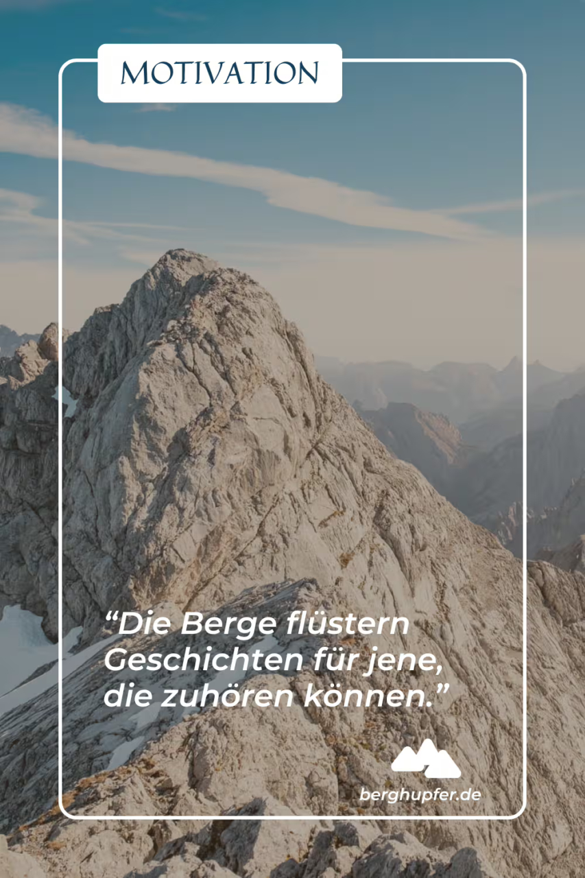 Bergsprüche - Motivation und Inspiration
