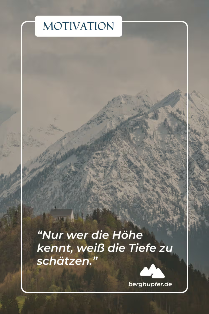 Bergsprüche - Motivation und Inspiration