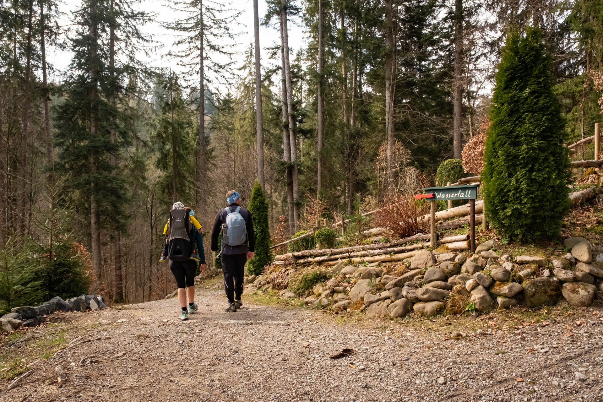 Niedersonthofener Wasserfall - Leichte und schöne Wanderung im Allgäu für die ganze Familie