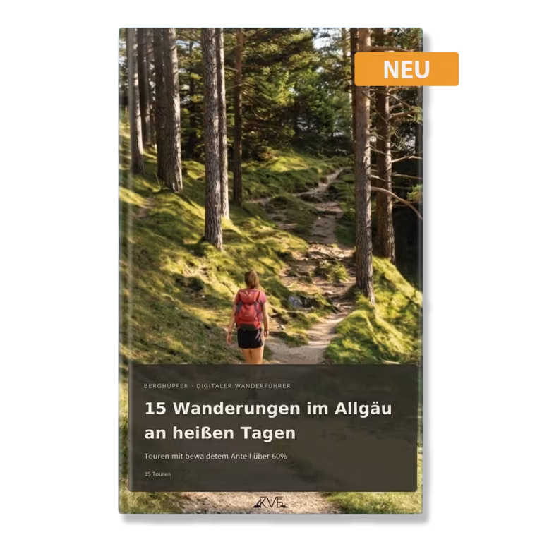 Cover 15 Wanderungen im Allgäu an heißen Tagen
